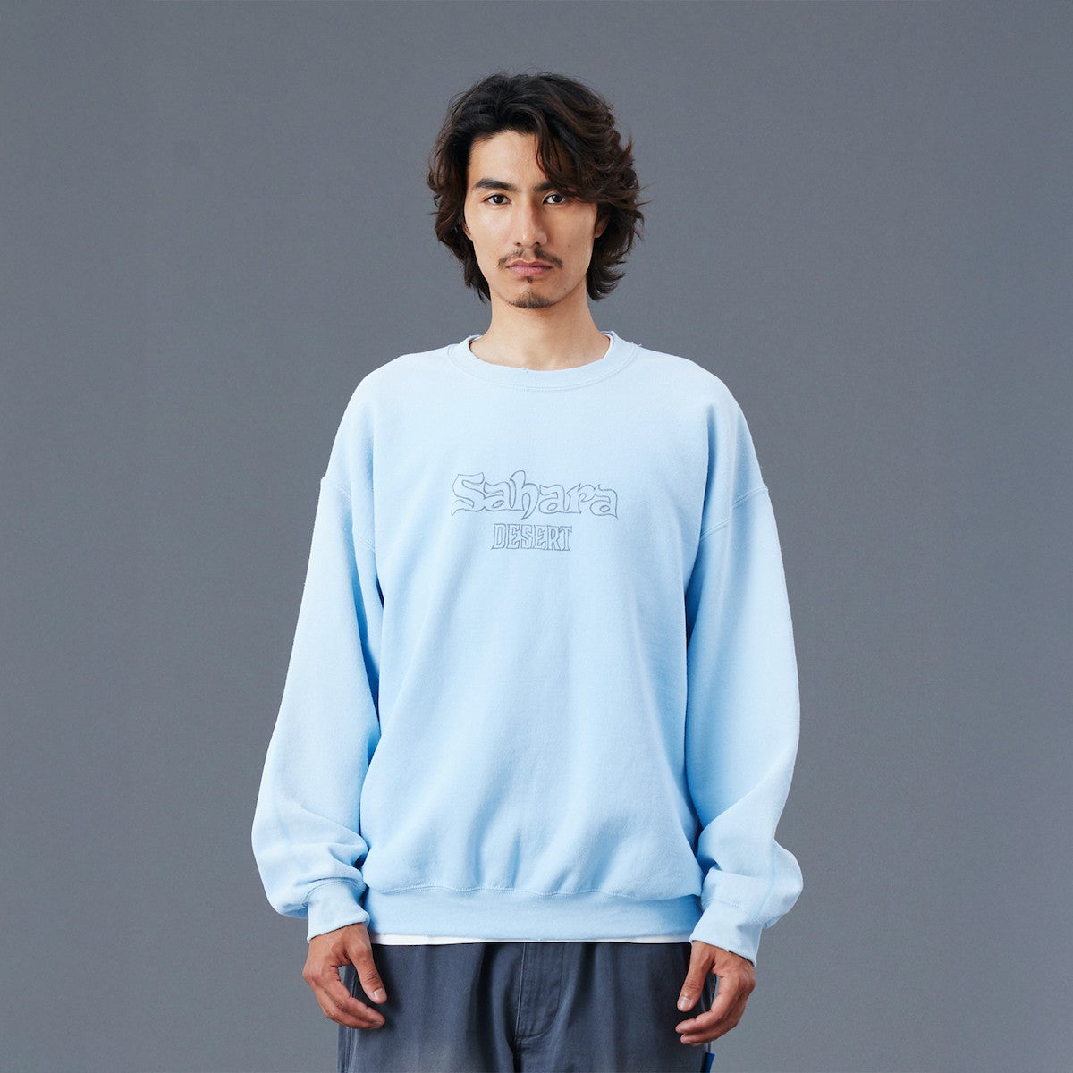 Liberaiders SAHARA CREWNECK リベレイダース サハラ クルーネック 77314【メンズ スウェット クルーネック トレーナー ヴィンテージ ロゴプリント カジュアル 25FW】