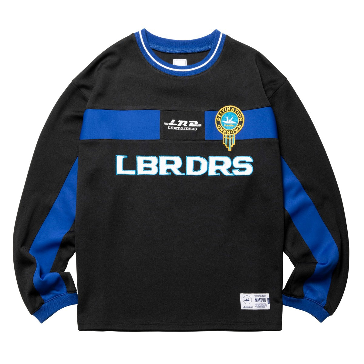 Liberaiders FOOTBALL JERSEY リベレイダース フットボール ジャージ 77501【メンズ トップス 長袖 サッカージャージ モロッコ 刺繍 ユニフォーム 25FW】