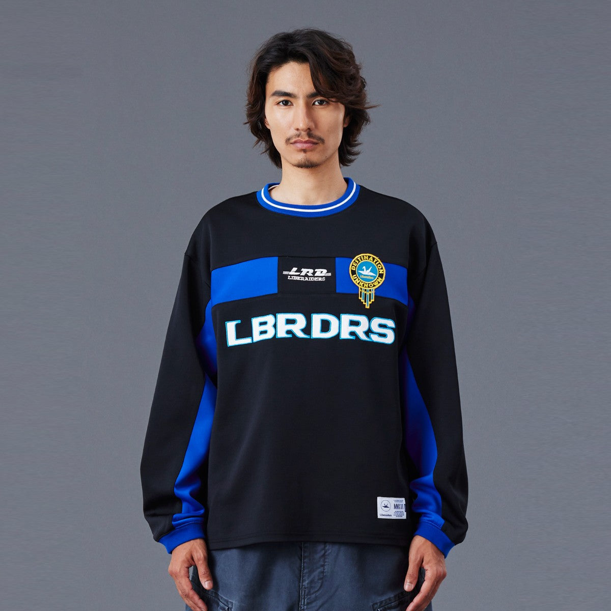 Liberaiders FOOTBALL JERSEY リベレイダース フットボール ジャージ 77501【メンズ トップス 長袖 サッカージャージ モロッコ 刺繍 ユニフォーム 25FW】