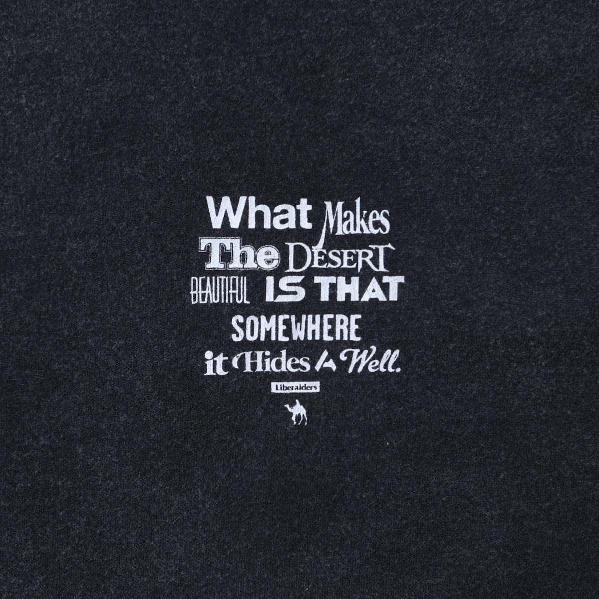 Liberaiders MULTI FONT L/S TEE リベレイダース マルチ フォント ロングスリーブ ティー 77505【メンズ 長袖Tシャツ 起毛 天竺 ヴィンテージ風 バックプリント 25FW】