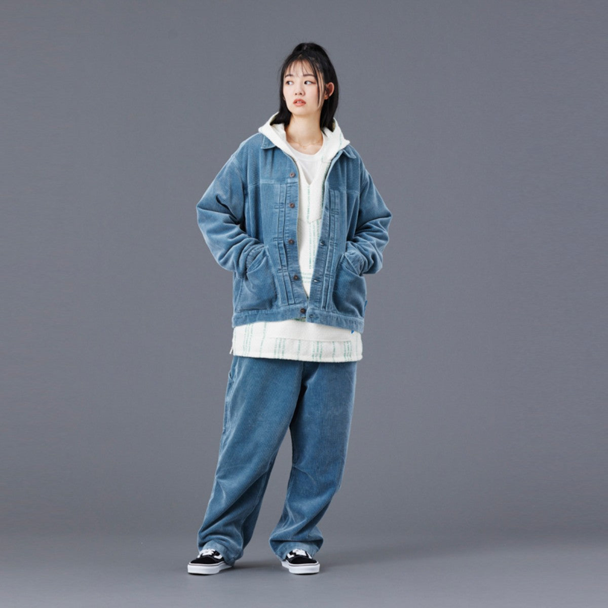 Liberaiders GARMENT DYED CORDUROY SARROUEL PANTS リベレイダース ガーメントダイ コーデュロイ サルエル パンツ 77707【メンズ コーデュロイパンツ サルエル ペインター 製品染め 25FW】