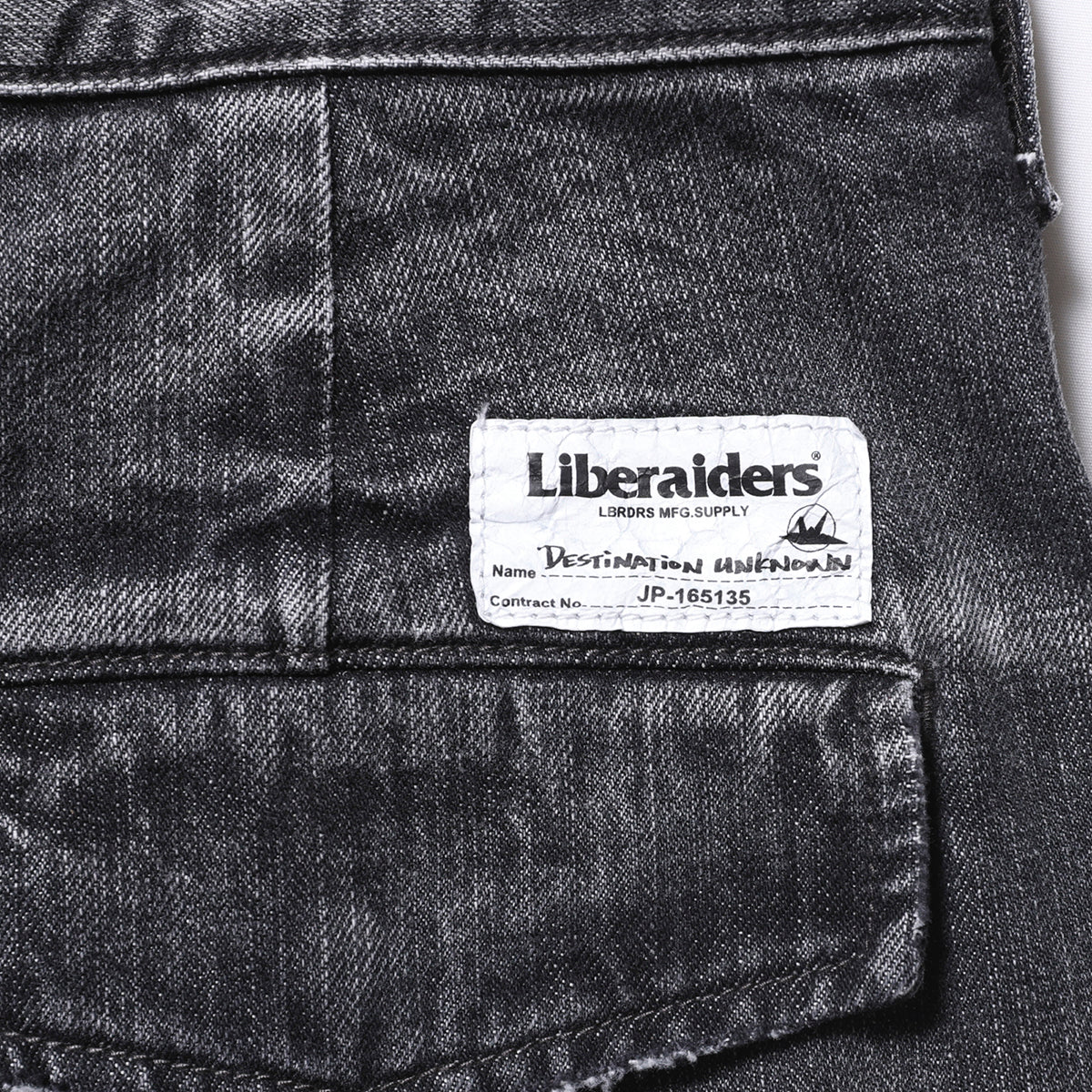 Liberaiders DENIM CARGO PANTS リベレイダース デニム カーゴ パンツ 77709【メンズ デニム カーゴパンツ ミリタリー ワイド ヴィンテージ 25FW】