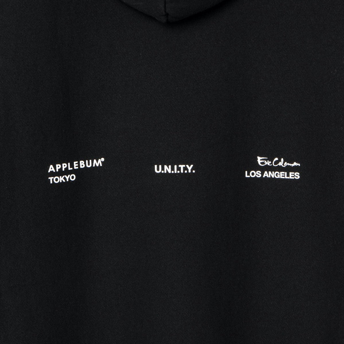 APPLEBUM “ERIC COLEMAN” SWEAT HOODIE-J アップルバム “エリック・コールマン” スウェット フーディ-J EC2510402【メンズ トップス フーディ パーカー フォトグラファー コラボ 25FW】