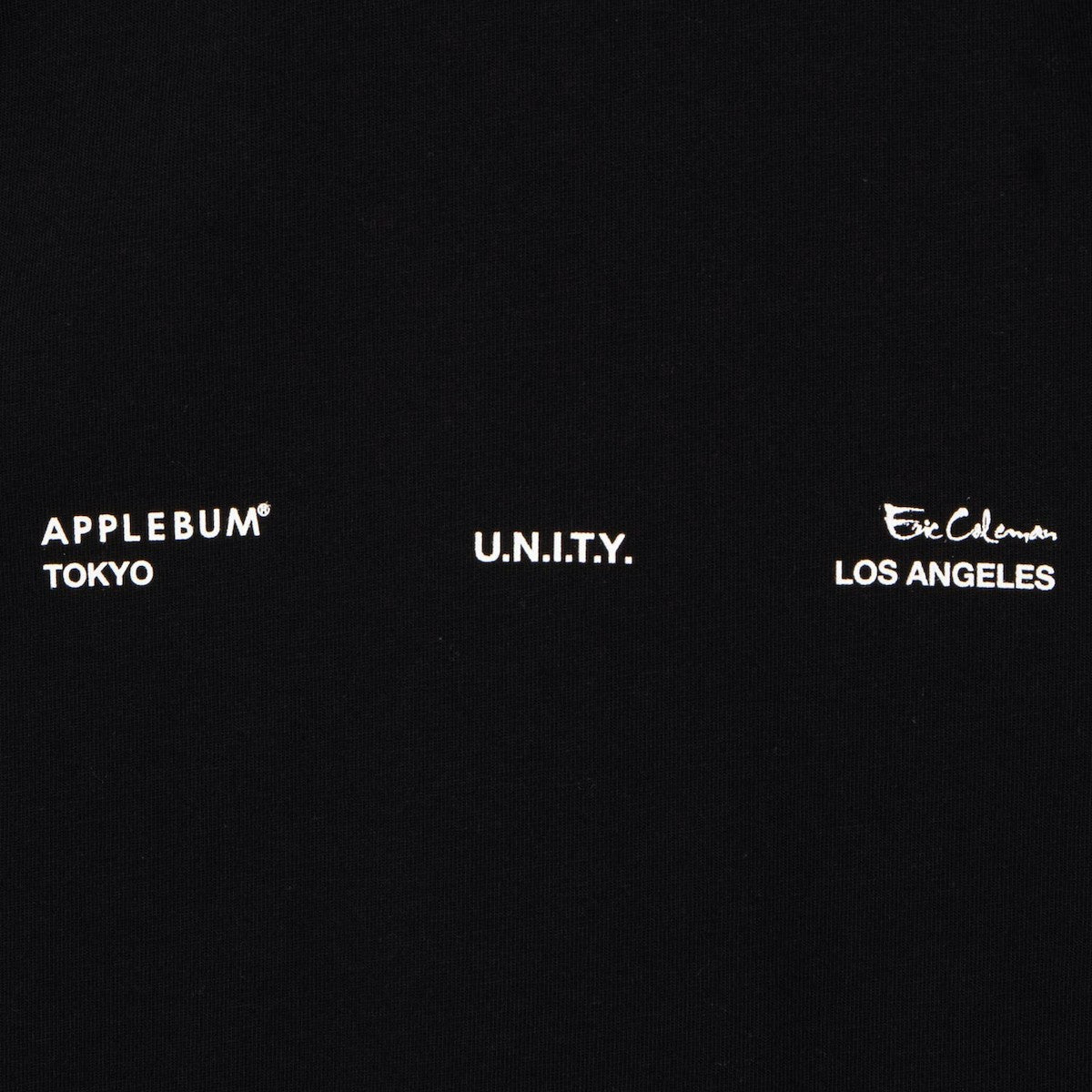 APPLEBUM “ERIC COLEMAN” L/S T SHIRT-MV2 アップルバム “エリック・コールマン” ロングスリーブ Tシャツ-MV2 EC2511104【メンズ 長袖Tシャツ カットソー グラフィックプリント ヘビーウェイト コラボレーション 25FW】