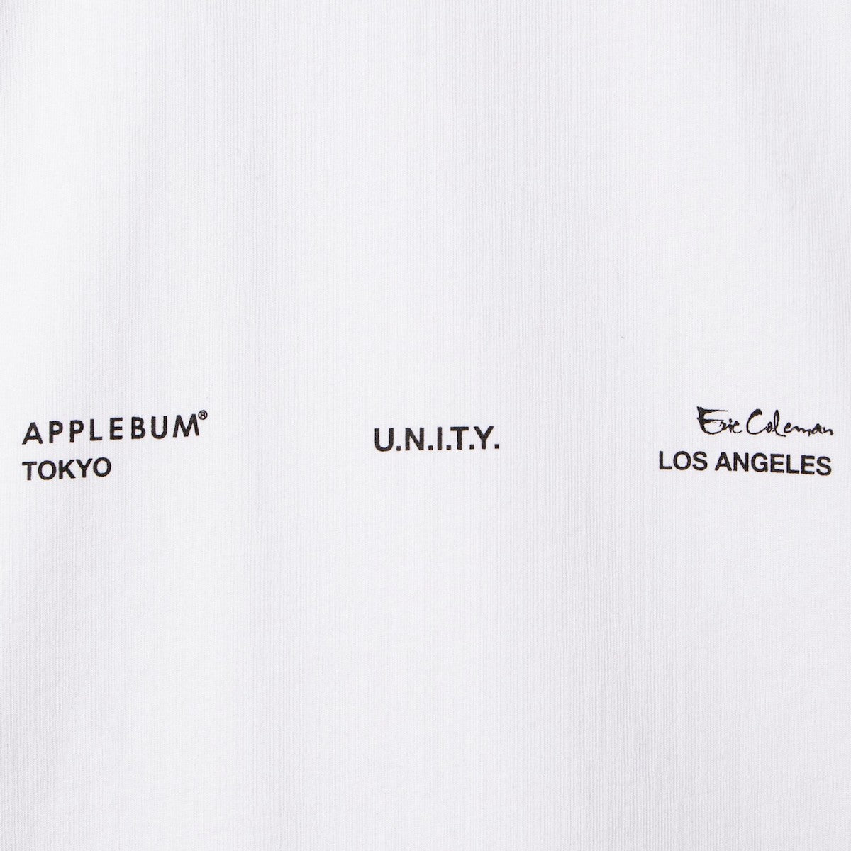 APPLEBUM “ERIC COLEMAN” L/S T SHIRT-MV2 アップルバム “エリック・コールマン” ロングスリーブ Tシャツ-MV2 EC2511104【メンズ 長袖Tシャツ カットソー グラフィックプリント ヘビーウェイト コラボレーション 25FW】