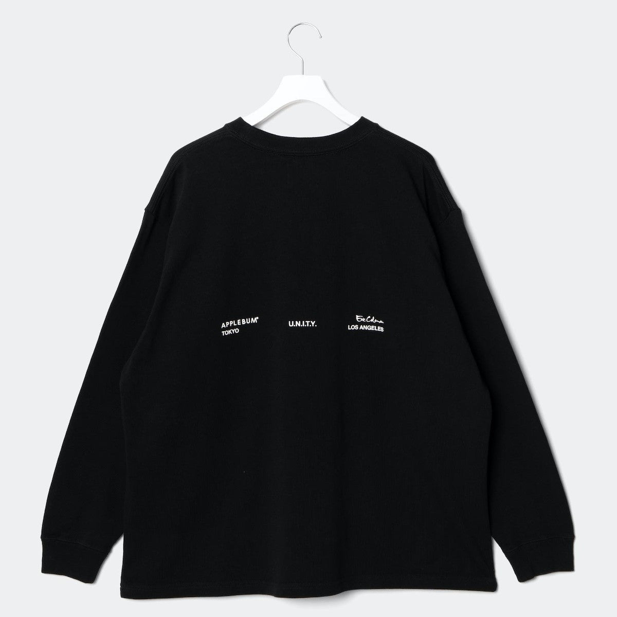APPLEBUM “ERIC COLEMAN” L/S T-SHIRT-MV1 アップルバム “エリック・コールマン” ロングスリーブ Tシャツ-MV1 EC2511105【メンズ 長袖Tシャツ カットソー グラフィックプリント ヘビーウェイト コラボレーション 25FW】