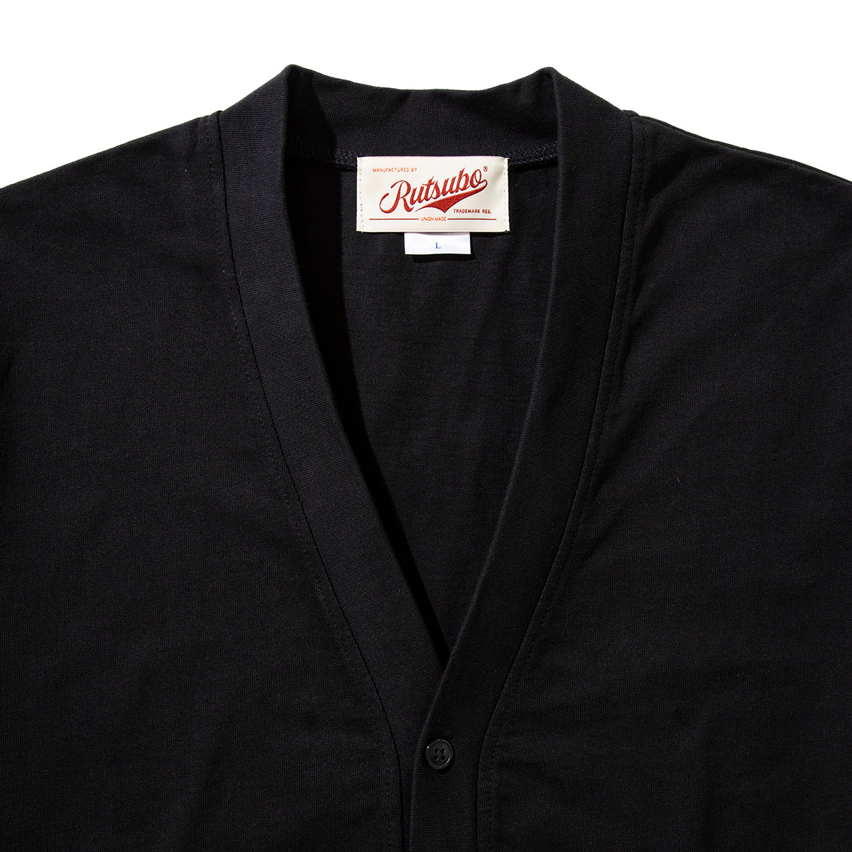 坩堝 California quail Cardigan (RUTSUBO×YU SUDA) RUTSUBO カリフォルニア クエイル カーディガン R25FA-SUDA-KN【メンズ アーティスト カーディガン シルクスクリーン バックプリント コラボ 25FW】