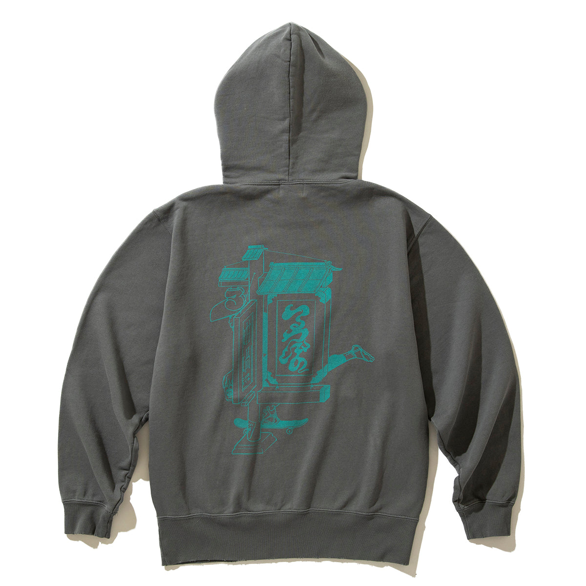 坩堝 さゐねえじ PULLOVER PARKA (RUTSUBO×YU SUDA) RUTSUBO さゐねえじ プルオーバー パーカー R25FA-SUDA-PF2【メンズ グラフィック パーカー バックプリント アーティスト コラボ 25FW】
