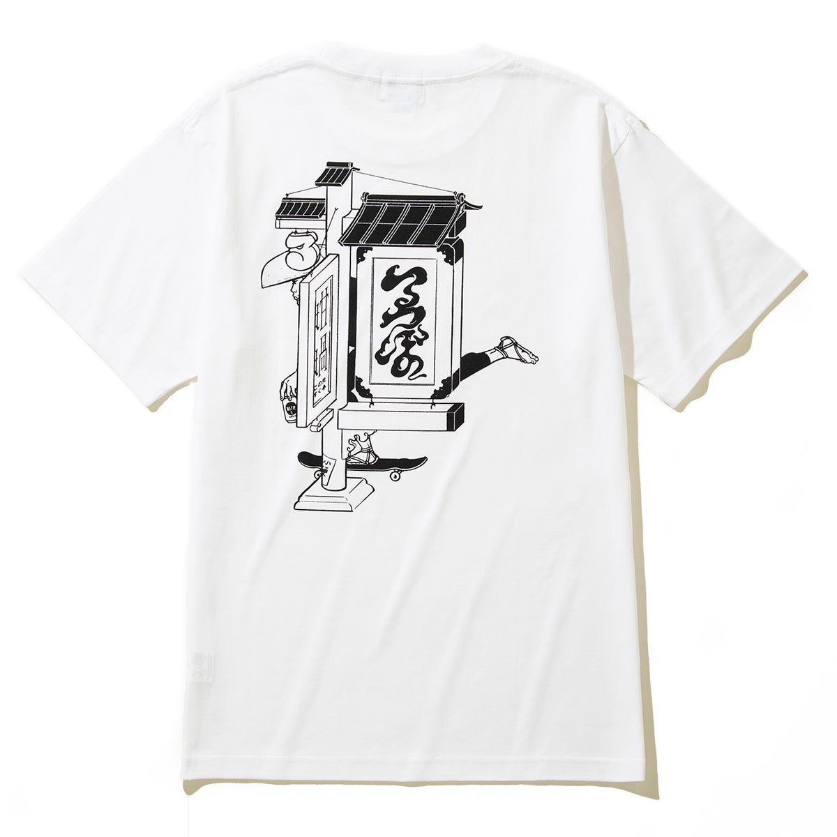 坩堝 さゐねえじ S/S T-SHIRTS (RUTSUBO×YU SUDA) RUTSUBO さゐねえじ ショートスリーブ Tシャツ R25FA-SUDA-TS2【メンズ Tシャツ グラフィック メッセージ バックプリント アーティスト コラボ 25FW】