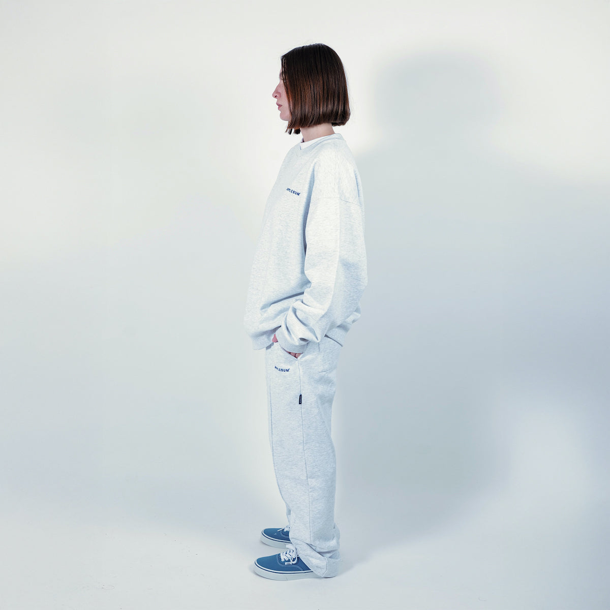 APPLEBUM Logo Crew Sweat アップルバム ロゴ クルー スウェット 2520411【メンズ スウェット クルーネック ベーシック シンプル 裏パイル セットアップ可 25FW】