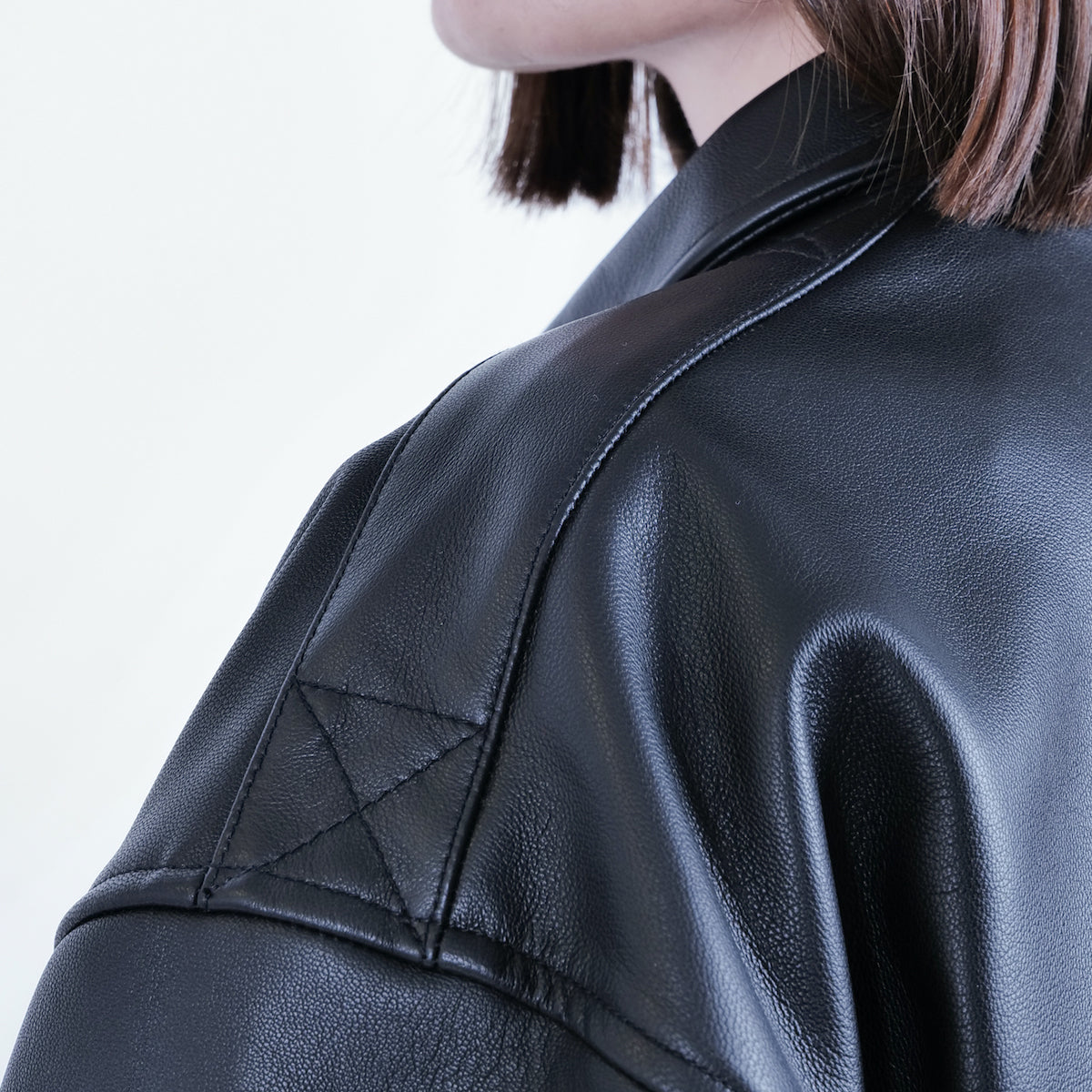 APPLEBUM A-2 Leather Jacket アップルバム A-2 レザー ジャケット 2520602【メンズ ジャケット アウター ラムレザー ロゴ 25FW】