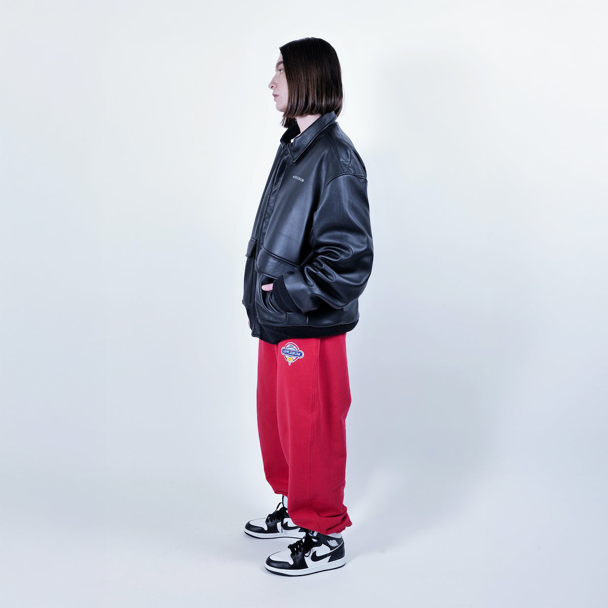 APPLEBUM A-2 Leather Jacket アップルバム A-2 レザー ジャケット 2520602【メンズ ジャケット アウター ラムレザー ロゴ 25FW】