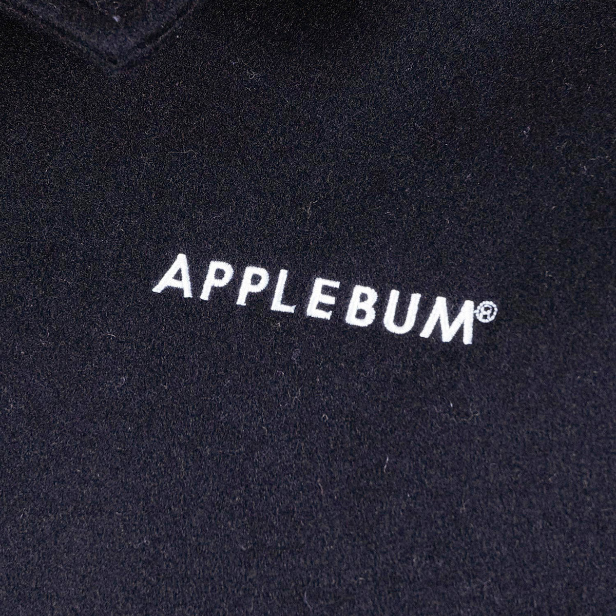 APPLEBUM Collared Melton Stadium Jacket アップルバム カラード メルトン スタジアム ジャケット 2520604【メンズ アウター スタジャン メルトン ジャケット ロゴ 25FW】