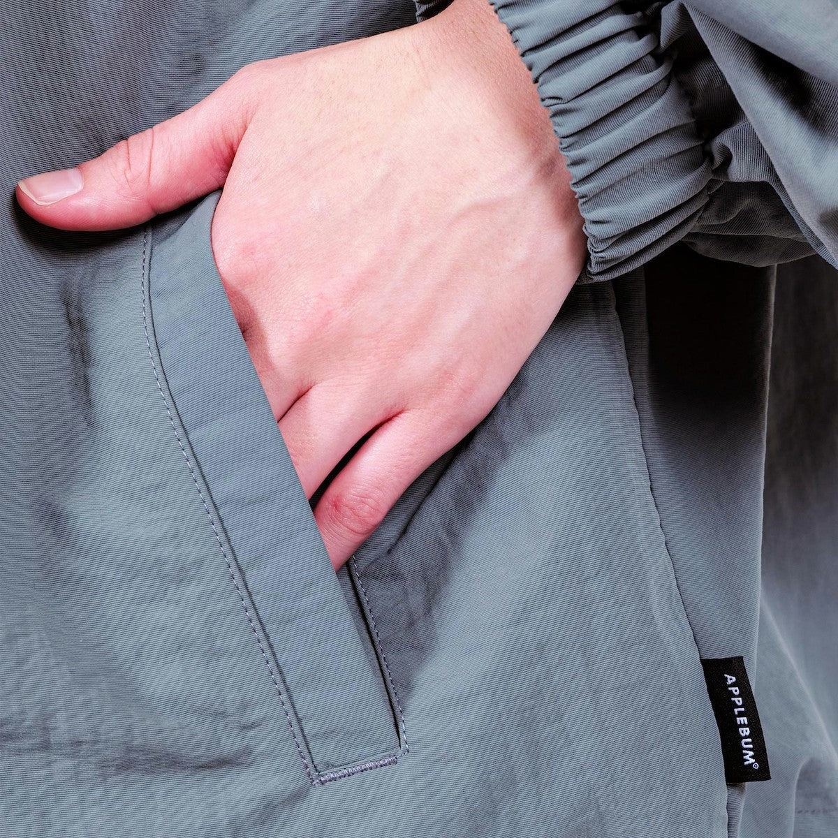 APPLEBUM Nylon Track Jacket アップルバム ナイロン トラックジャケット 2520620【メンズ アウター トラックジャケット ナイロン スポーツ ミリタリー セットアップ可 25FW】