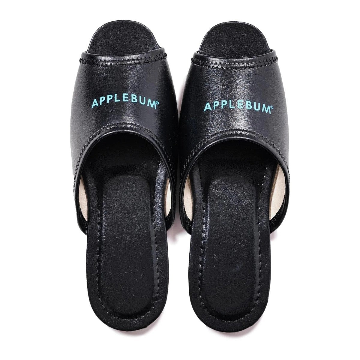 APPLEBUM Logo Slippers アップルバム ロゴ スリッパ 2521004【メンズ 室内用スリッパ レトロ ロゴ入り 25FW】