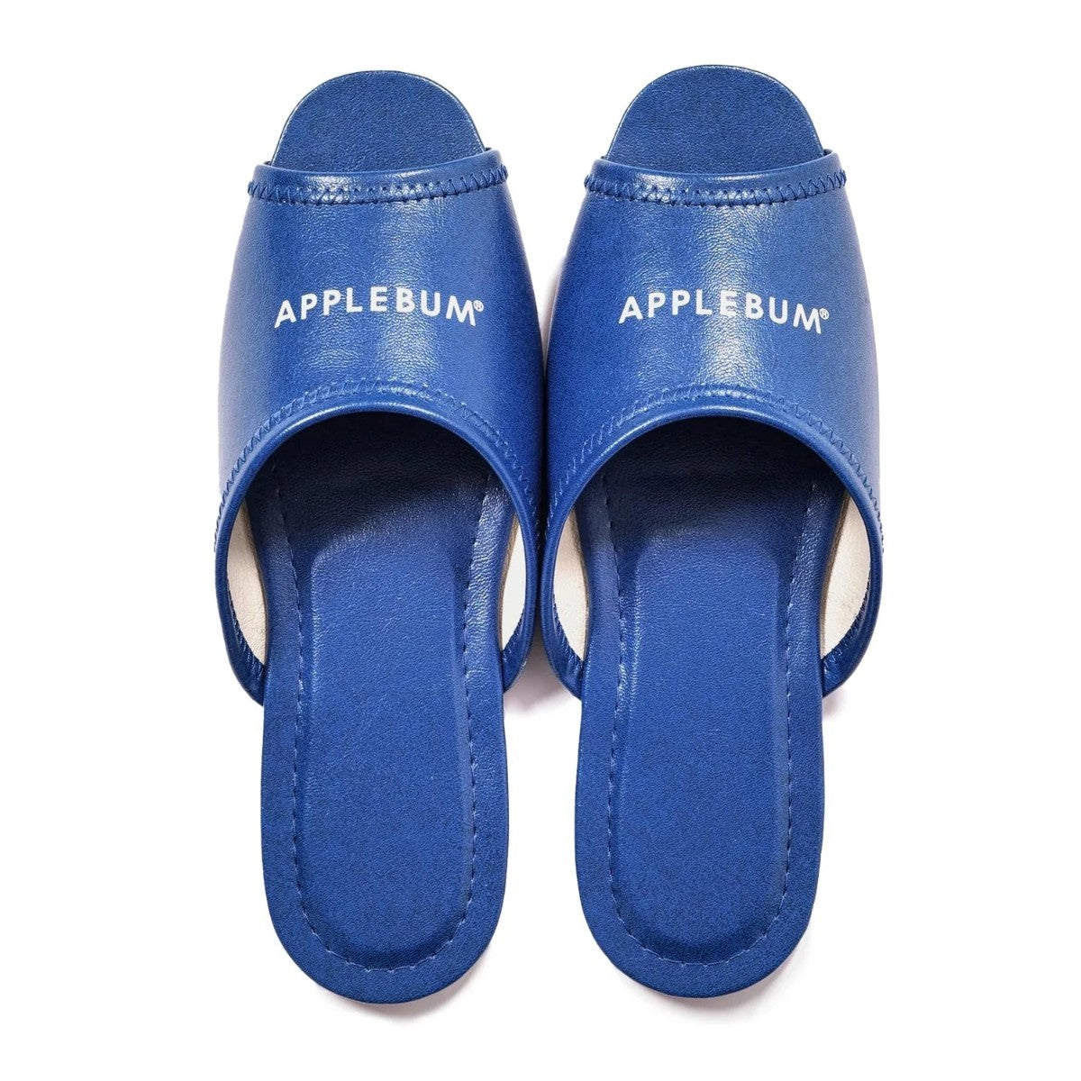 APPLEBUM Logo Slippers アップルバム ロゴ スリッパ 2521004【メンズ 室内用スリッパ レトロ ロゴ入り 25FW】