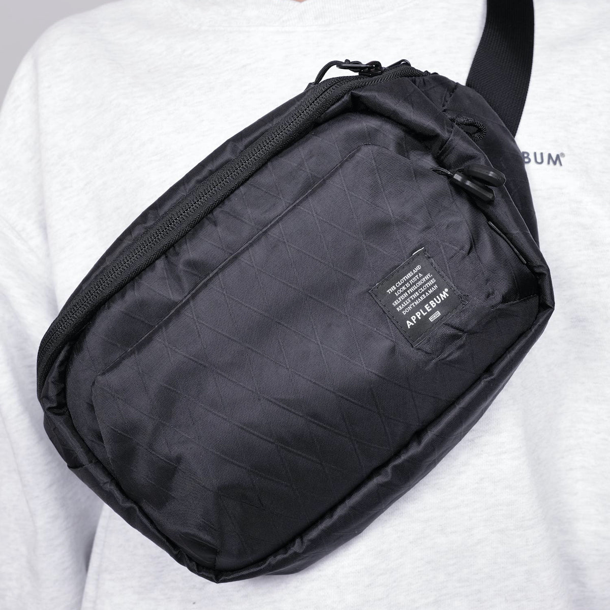APPLEBUM X-Pac Waist Bag アップルバム X-Pac ウェスト バッグ 2521008【メンズ ウエストバッグ 防水 軽量 アウトドア 旅行 25FW】