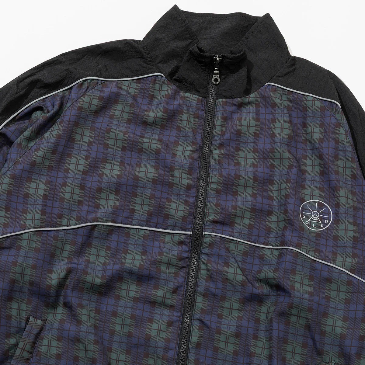 POLER SHIRRING NYLON PIPING JACKET ポーラー シャーリング ナイロン パイピング ジャケット 253MCV0023【メンズ ナイロンジャケット レトロ アウトドア リフレクター 軽量 アウター 25FW】