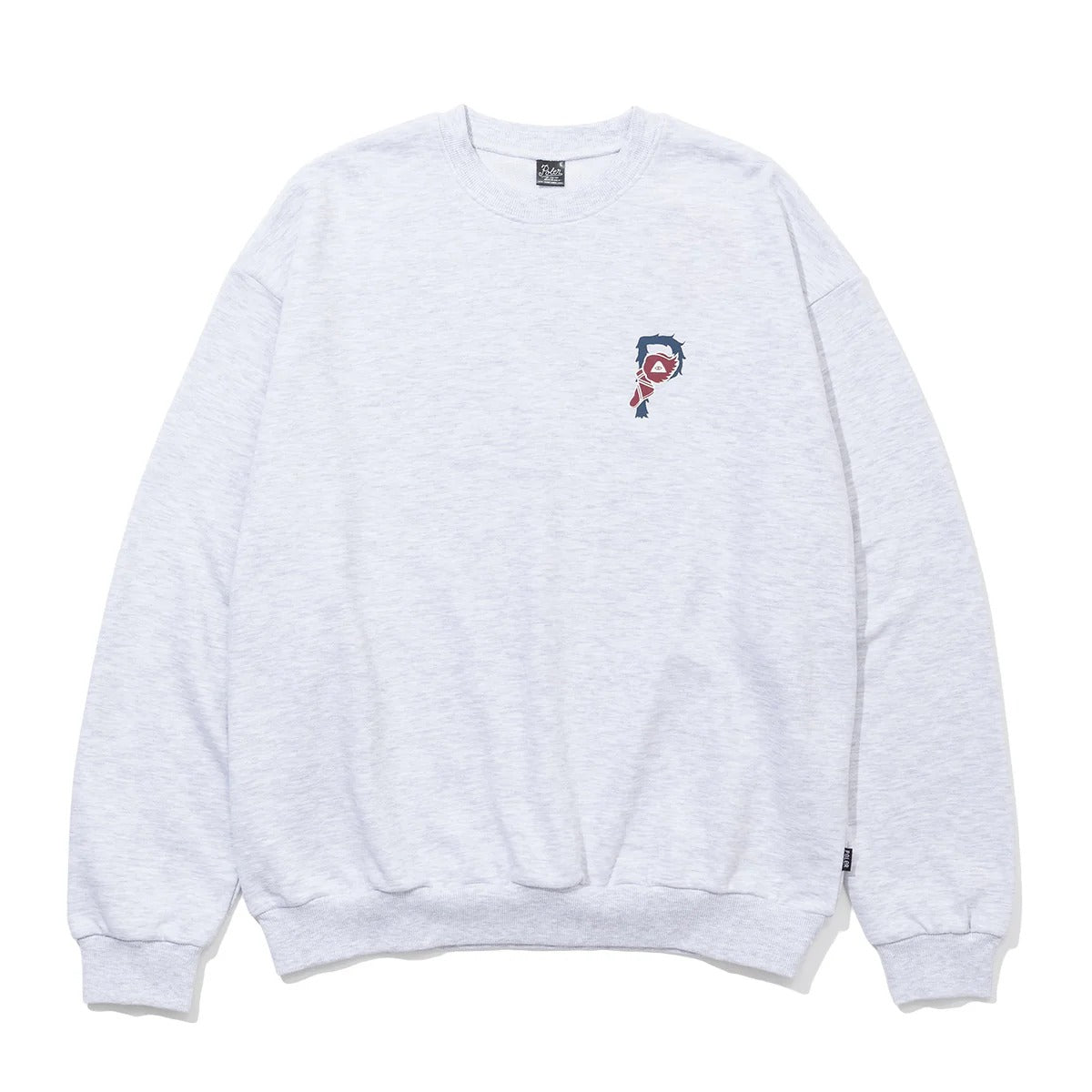 POLER BIG LOGO CREW ポーラー ビッグロゴ クルー 253MCV0049【メンズ クルースウェット ロゴ トレーナー アスレチック レトロ スポーティ 25FW】