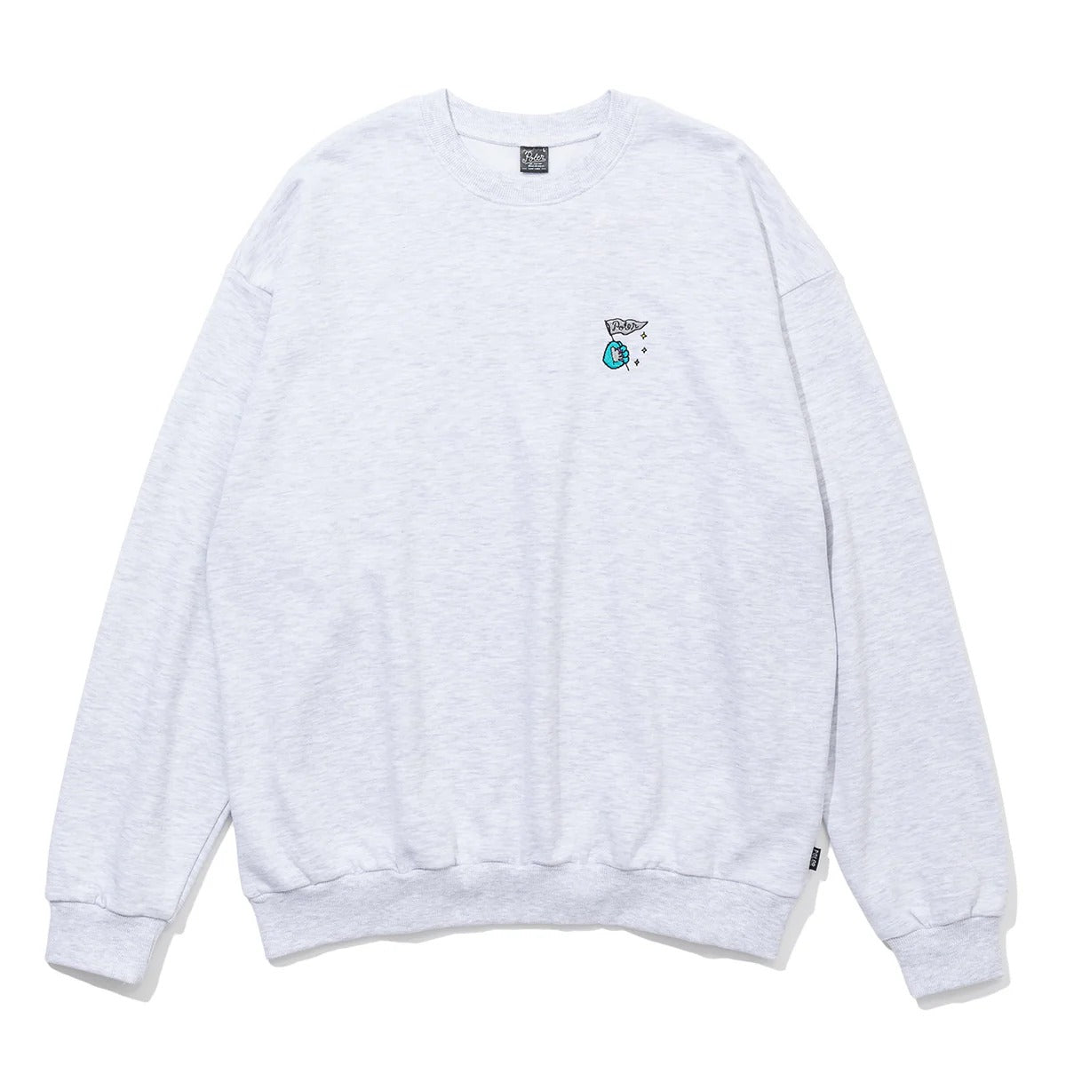 POLER ZILLA CREW ポーラー ジラ クルー 253MCV0051【メンズ クルースウェット グラフィック トレーナー フレンチテリー 怪獣 刺繍 25FW】