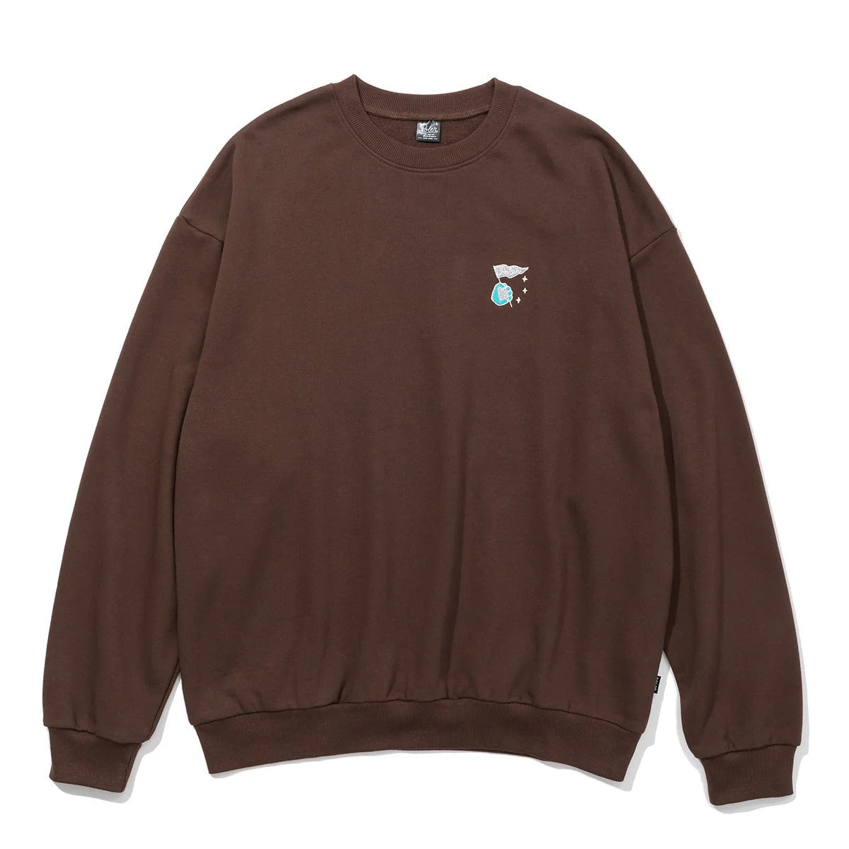 POLER ZILLA CREW ポーラー ジラ クルー 253MCV0051【メンズ クルースウェット グラフィック トレーナー フレンチテリー 怪獣 刺繍 25FW】