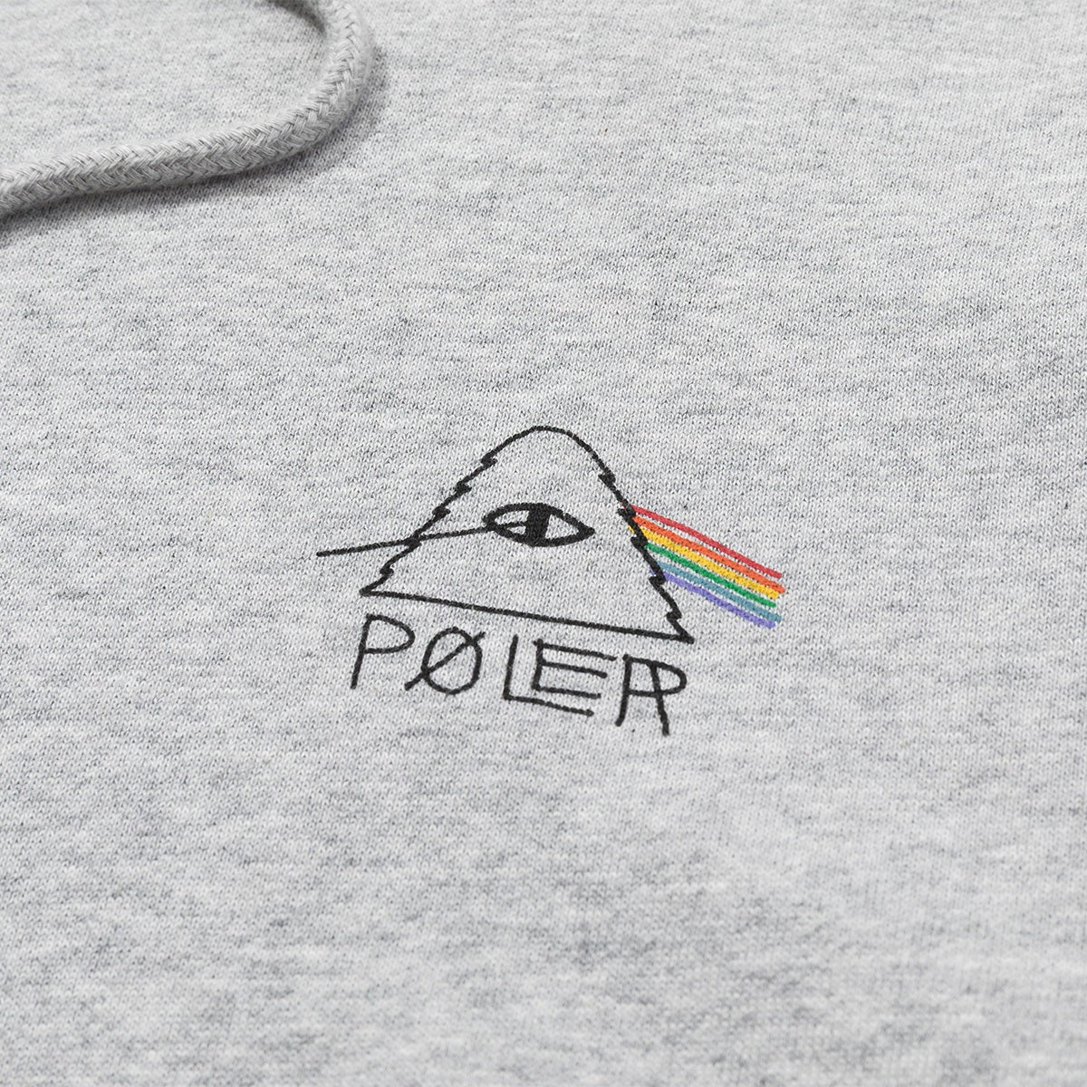 POLER PSYCHEDELIC LOGO HOOD ポーラー サイケデリック ロゴ フード 253MCV0055【メンズ スウェットフーディ グラフィック 刺繍 フレンチテリー パーカー デイリーユース 25FW】