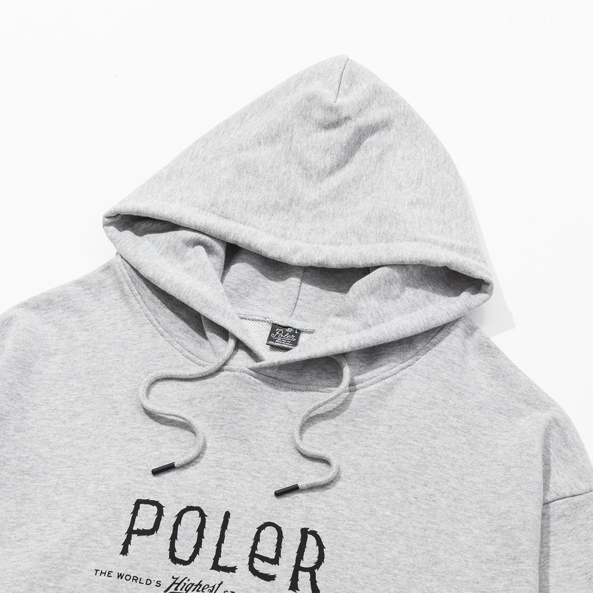 POLER FURRY FONT HOOD ポーラー ファリーフォント フード 253MCV0066【メンズ スウェットフーディ ロゴ フレンチテリー パーカー 吸汗性 リラックスウェア 25FW】