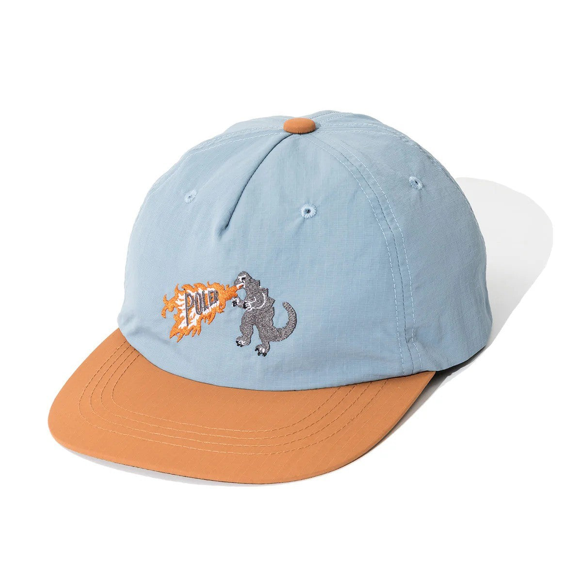 POLER NYLON EMB CAP ポーラー ナイロン EMB キャップ 253MCV0096【メンズ キャップ 刺繍キャップ ツートーン アウトドア レトロ 25FW】