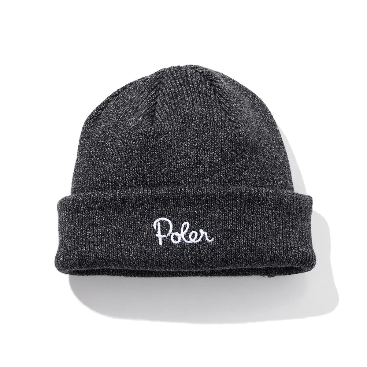 POLER SHALLOW BEANIE ポーラー シャロー ビーニー 253MCV0108【メンズ ビーニー 浅めニット帽 ロールビーニー アウトドア 25FW】