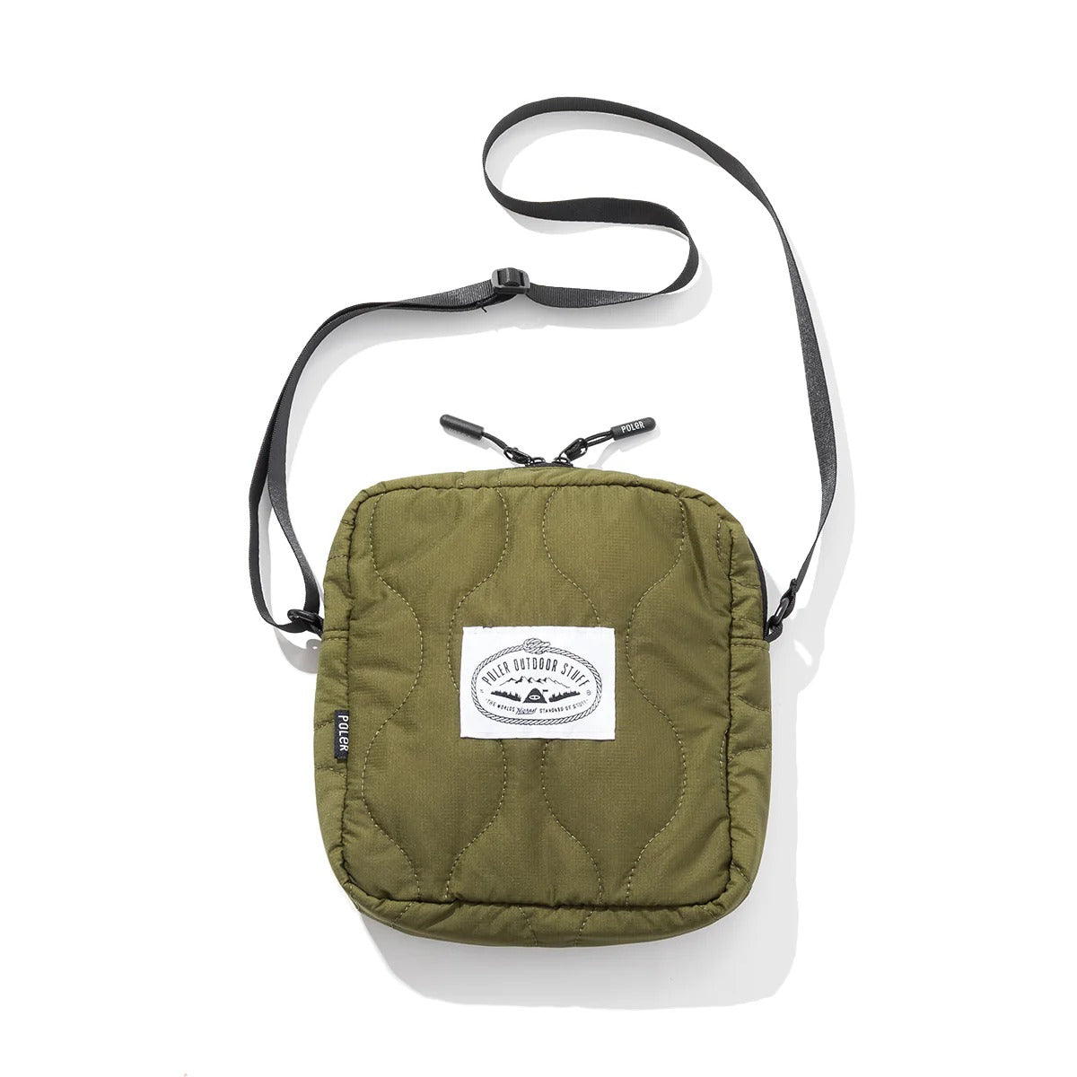 POLER QUILTED SHOULDER POUCH ポーラー キルテッド ショルダーポーチ 253MCV0124【メンズ ショルダーポーチ キルティング ミリタリー 小型 収納 25FW】