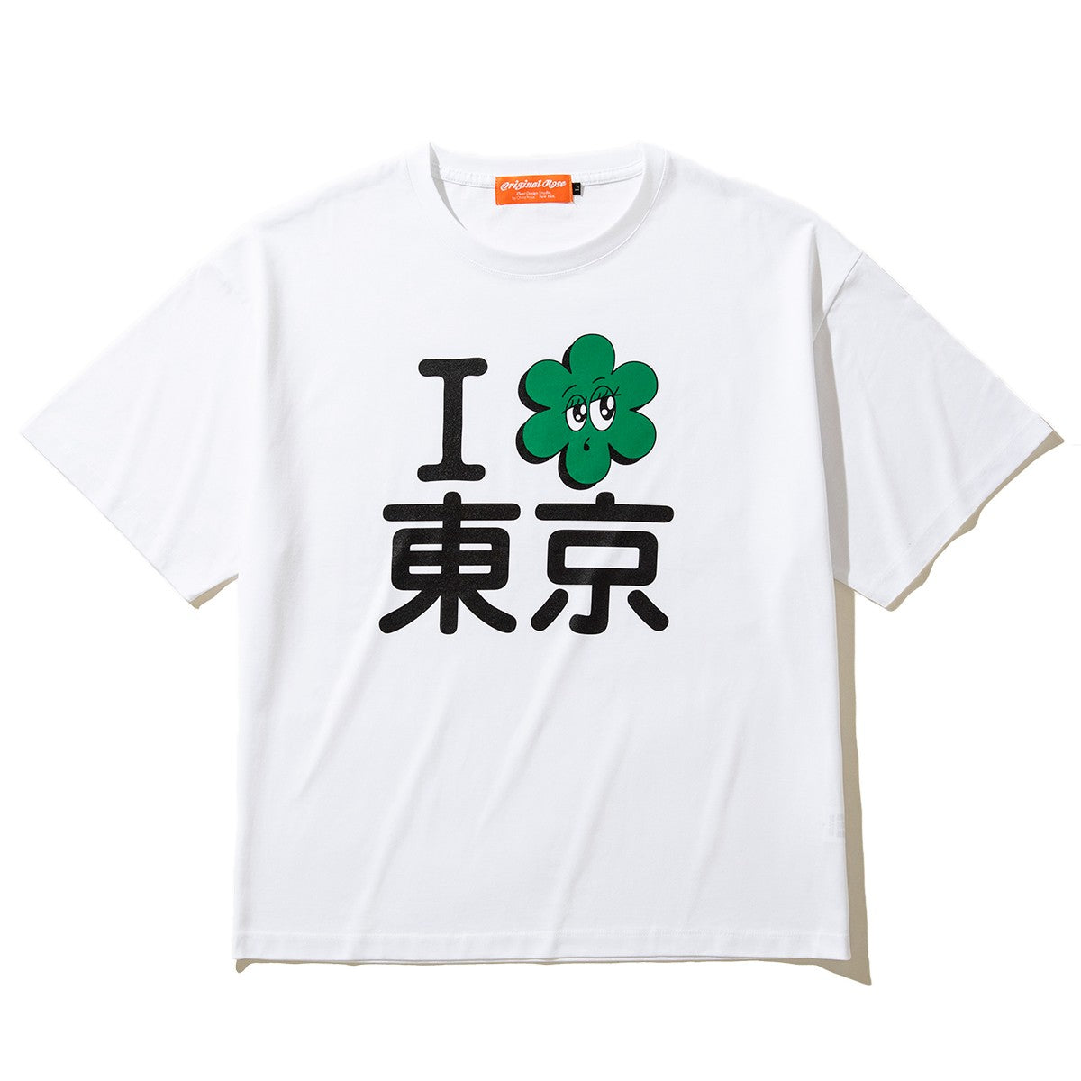 ORIGINAL ROSE I LOVE TYO TEE オリジナルローズ アイ ラブ 東京 Tシャツ OR25AT02【メンズ Tシャツ カットソー 半袖 ボックスシルエット アートデザイン リラックスフィット 25FW】