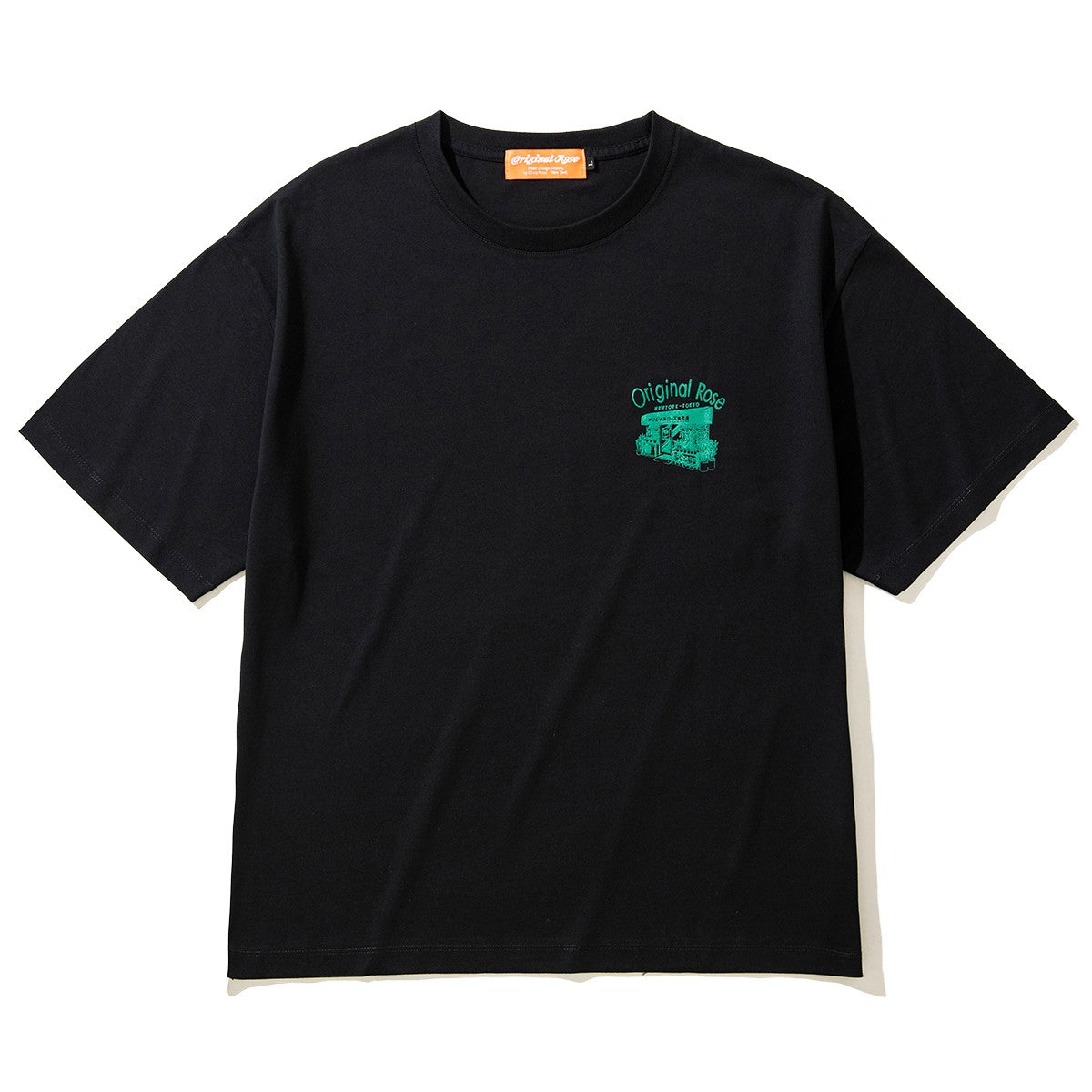 ORIGINAL ROSE JPN FLOWER SHOP TEE オリジナルローズ ジャパン フラワーショップ Tシャツ OR25AT04【メンズ Tシャツ カットソー 半袖 ボックスシルエット アートデザイン リラックスフィット 25FW】