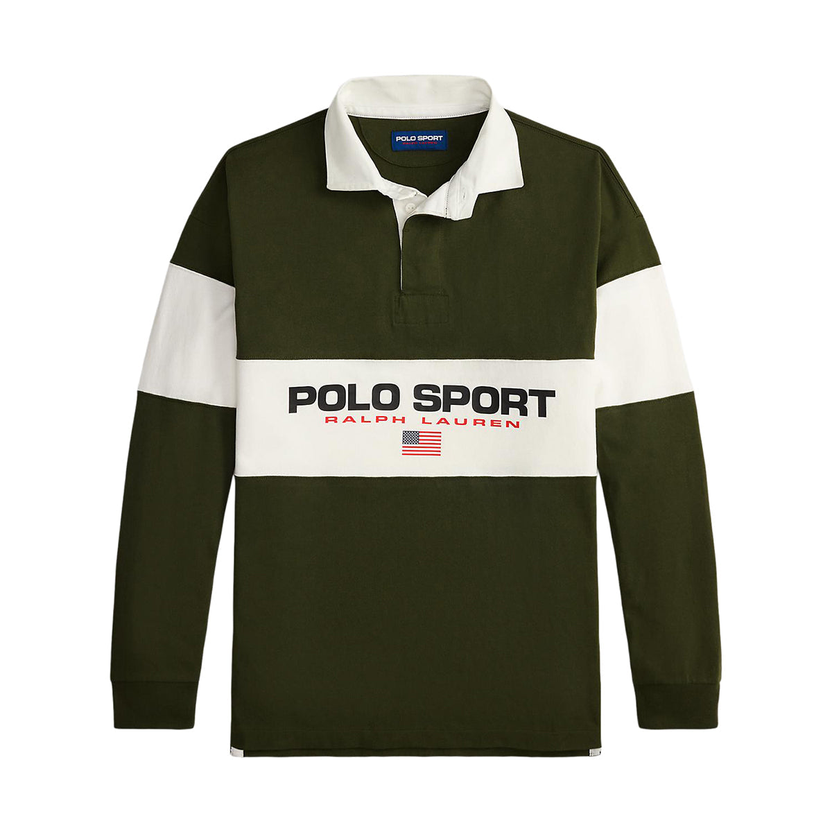 POLO RALPH LAUREN LONG SLEEVE RUGBY SHIRT JERSEY ポロ ラルフ ローレン ロングスリーブ ラグビー シャツ MNPOKNI16824568301【メンズ 長袖 ラガーシャツ ビッグフィット 25FW】