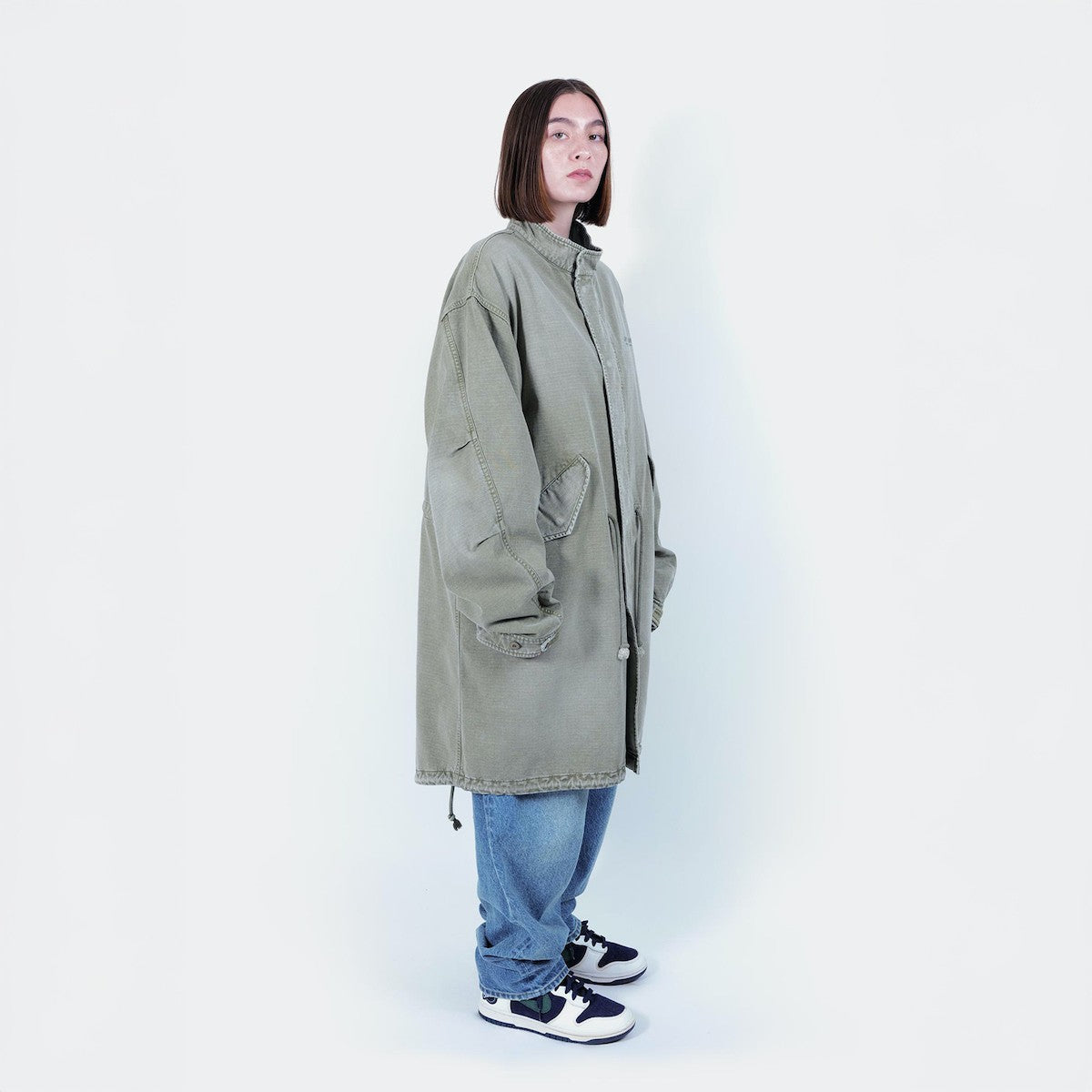 APPLEBUM Bleach Army Coat アップルバム ブリーチ アーミーコート 2520626【メンズ M65 ジャケット ミリタリー アーミーコート ヴィンテージテイスト フィッシュテール 25FW】