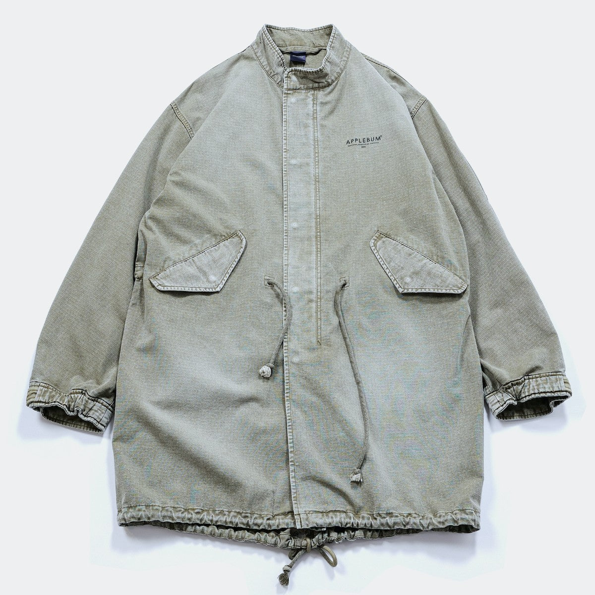 APPLEBUM Bleach Army Coat アップルバム ブリーチ アーミーコート 2520626【メンズ M65 ジャケット ミリタリー アーミーコート ヴィンテージテイスト フィッシュテール 25FW】
