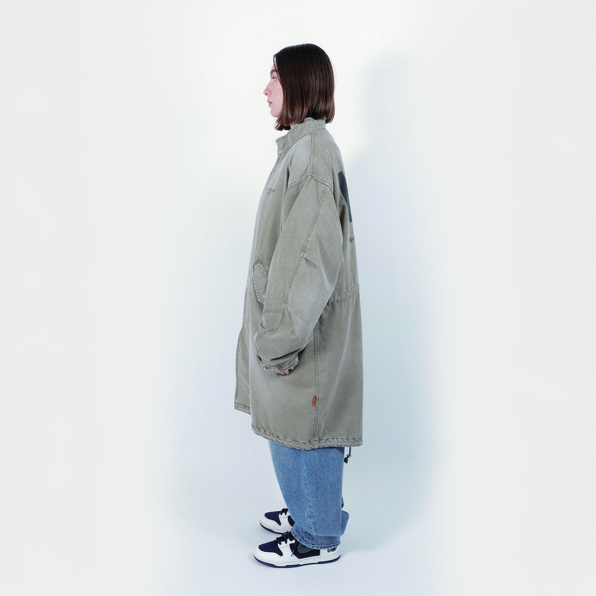 APPLEBUM Bleach Army Coat アップルバム ブリーチ アーミーコート 2520626【メンズ M65 ジャケット ミリタリー アーミーコート ヴィンテージテイスト フィッシュテール 25FW】