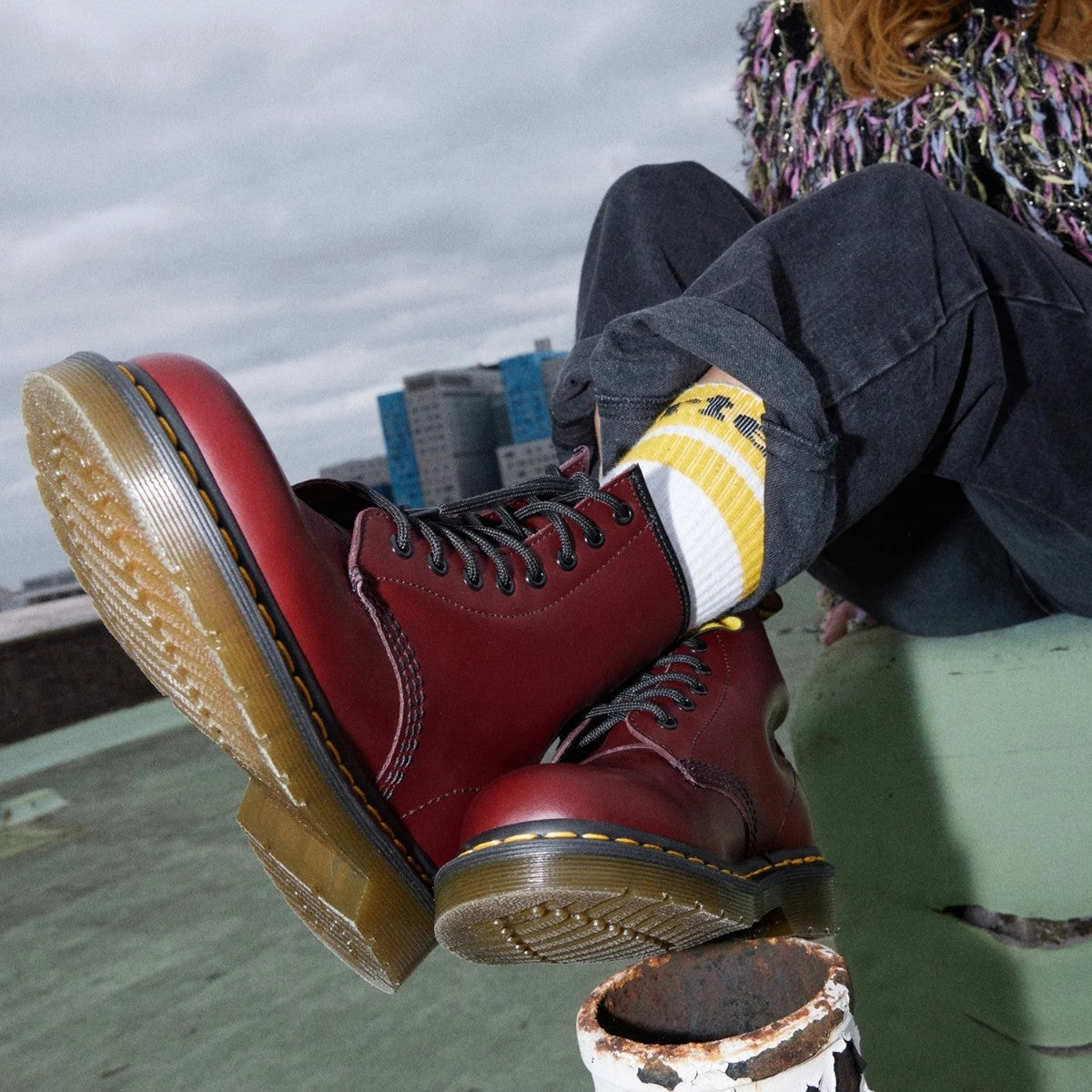 Dr. MARTENS 1460 8 HOLE BOOT ドクターマーチン 1460 8 ホール ブーツ DM-11822600-CRED【メンズ 8ホール ブーツ スムースレザー グッドイヤー エアクッション 25FW】