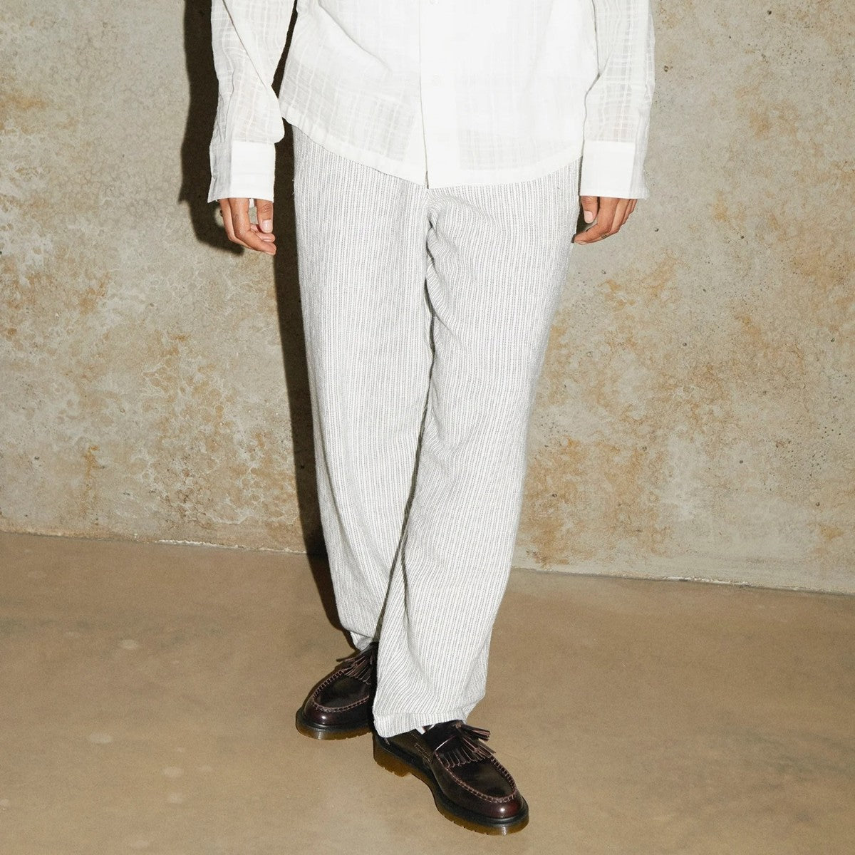 Dr. MARTENS ADRIAN TASSEL LOAFER ドクターマーチン ADRIAN タッセルローファー DM-14573601-CRED【メンズ シューズ ローファー タッセル レザー 定番 カジュアル 25FW】