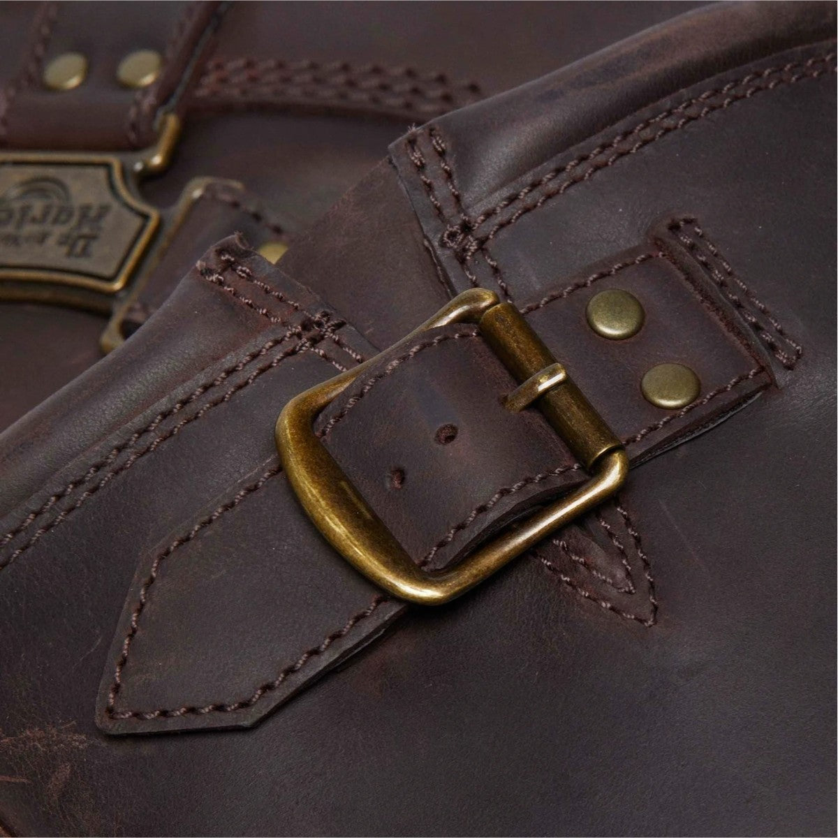 Dr. MARTENS ANISTONE HI RIGGER BOOTS ドクターマーチン アニストン HI リガー ブーツ DM-31901201-DBR【メンズ カジュアルブーツ バイカーブーツ ミドル丈 25FW】