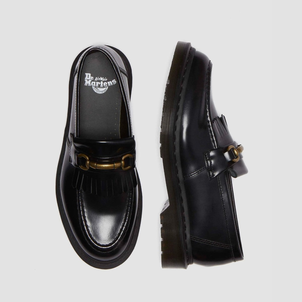 Dr. MARTENS ADRIAN SNAFFLE LOAFER ドクターマーチン ADRIAN SNAFFLE ローファー DM-32102001-BLK【メンズ ローファー スナッフル タッセル レザー クラシック 25FW】