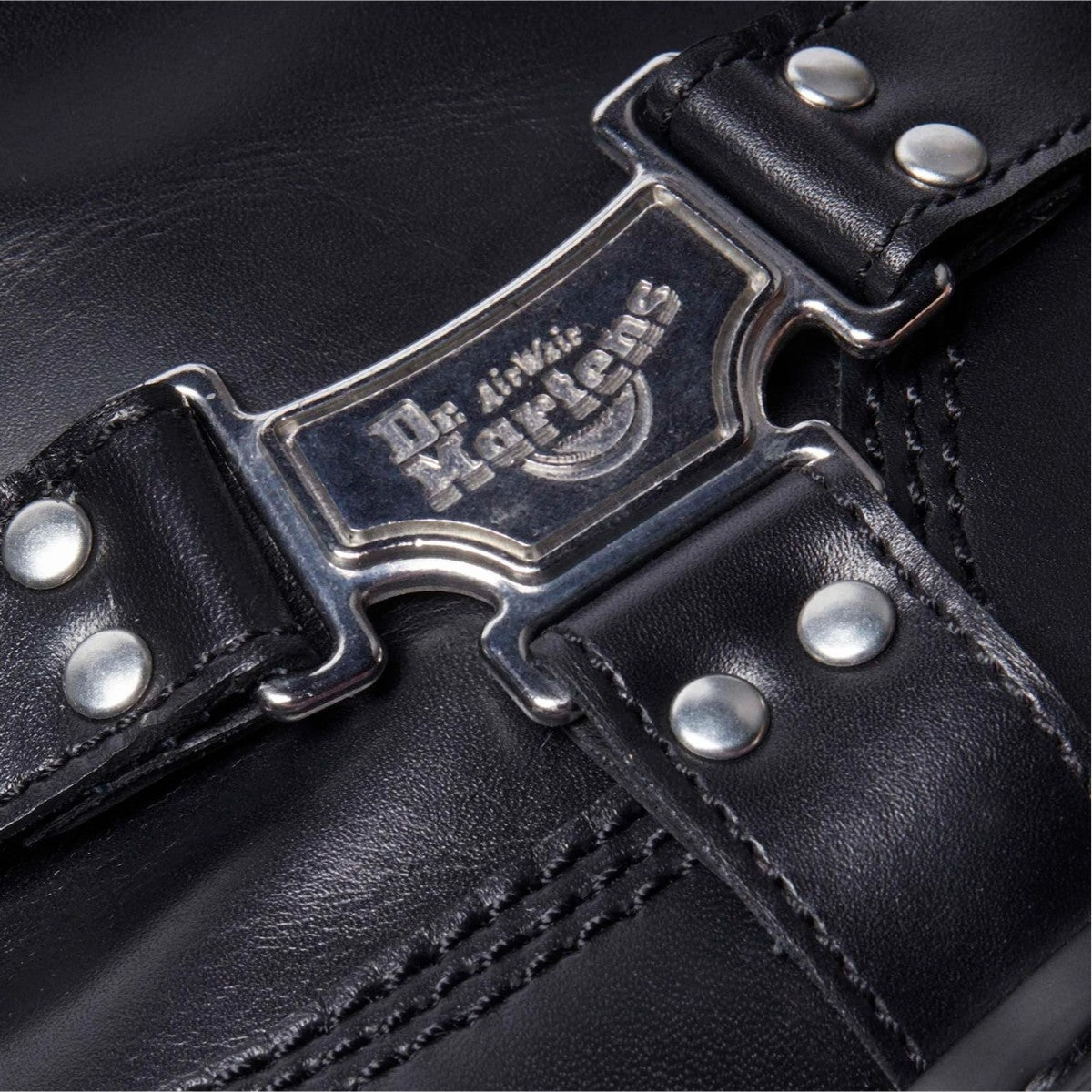 Dr. MARTENS ANISTONE HI RIGGER BOOTS ドクターマーチン アニストン HI リガー ブーツ DM-32199001-BK【メンズ カジュアルブーツ バイカーブーツ ミドル丈 25FW】