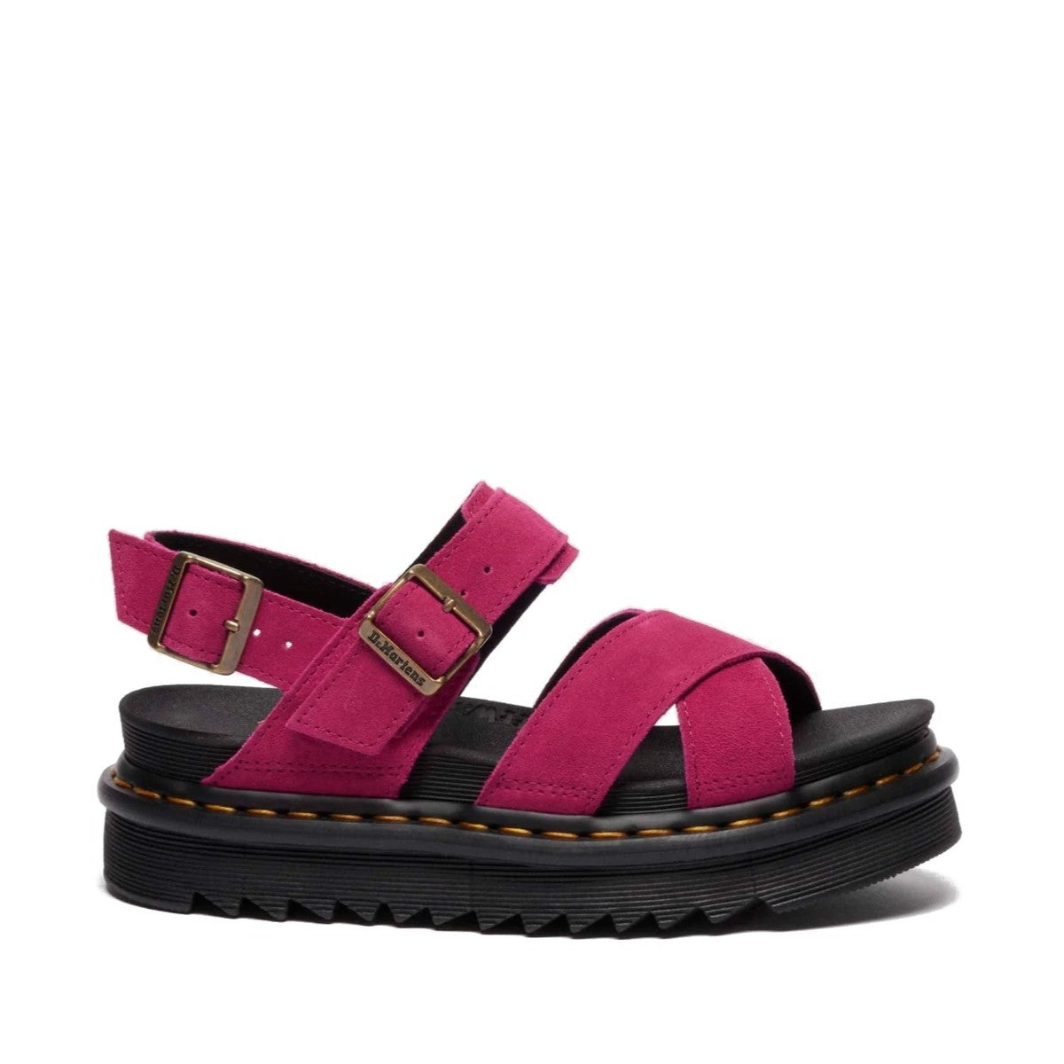 Dr. MARTENS VOSS II SANDAL ドクターマーチン VOSS II サンダル DM-41352650-FPK【レディース サンダル クロスストラップ 厚底 快適 25FW】