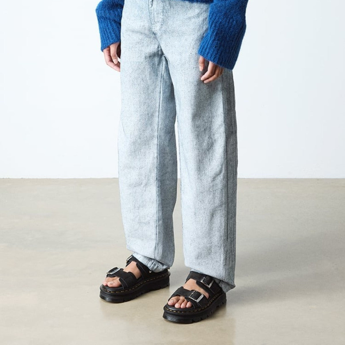 Dr. MARTENS ZEBZAG SANDAL ドクターマーチン ZEBZAG サンダル DM-42689001-BK【レディース サンダル スライド ストラップ 軽量 快適 25FW】