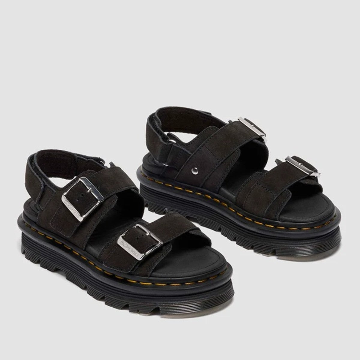 Dr. MARTENS ZEBZAG SANDAL ドクターマーチン ZEBZAG サンダル DM-42689001-BK【レディース サンダル スライド ストラップ 軽量 快適 25FW】