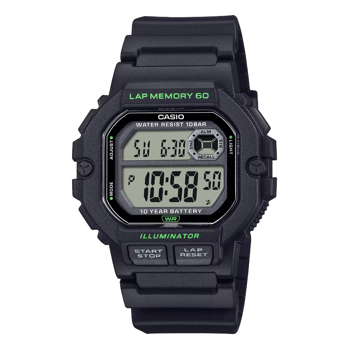 CASIO WS-1400H-1AJF カシオ WS-1400H-1AJF WS-1400H-1AJF【メンズ ランニングウオッチ スポーツ 腕時計 防水 ストップウオッチ 長寿命 25FW】