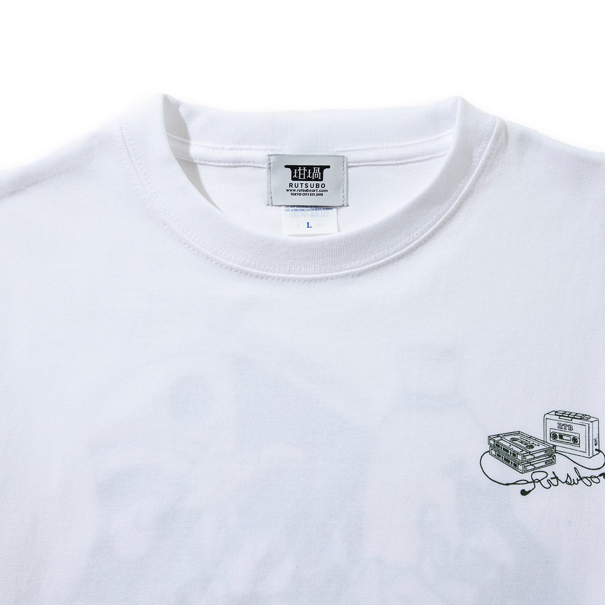 坩堝 IPPUKU TUNE ‘95 LS T-SHIRTS (RUTSUBO×YU SUDA ) RUTSUBO IPPUKU TUNE ‘95 ロングスリーブTシャツ R25-QS5-TS2【メンズ グラフィック 長袖 Tシャツ バックプリント コラボ 25FW】