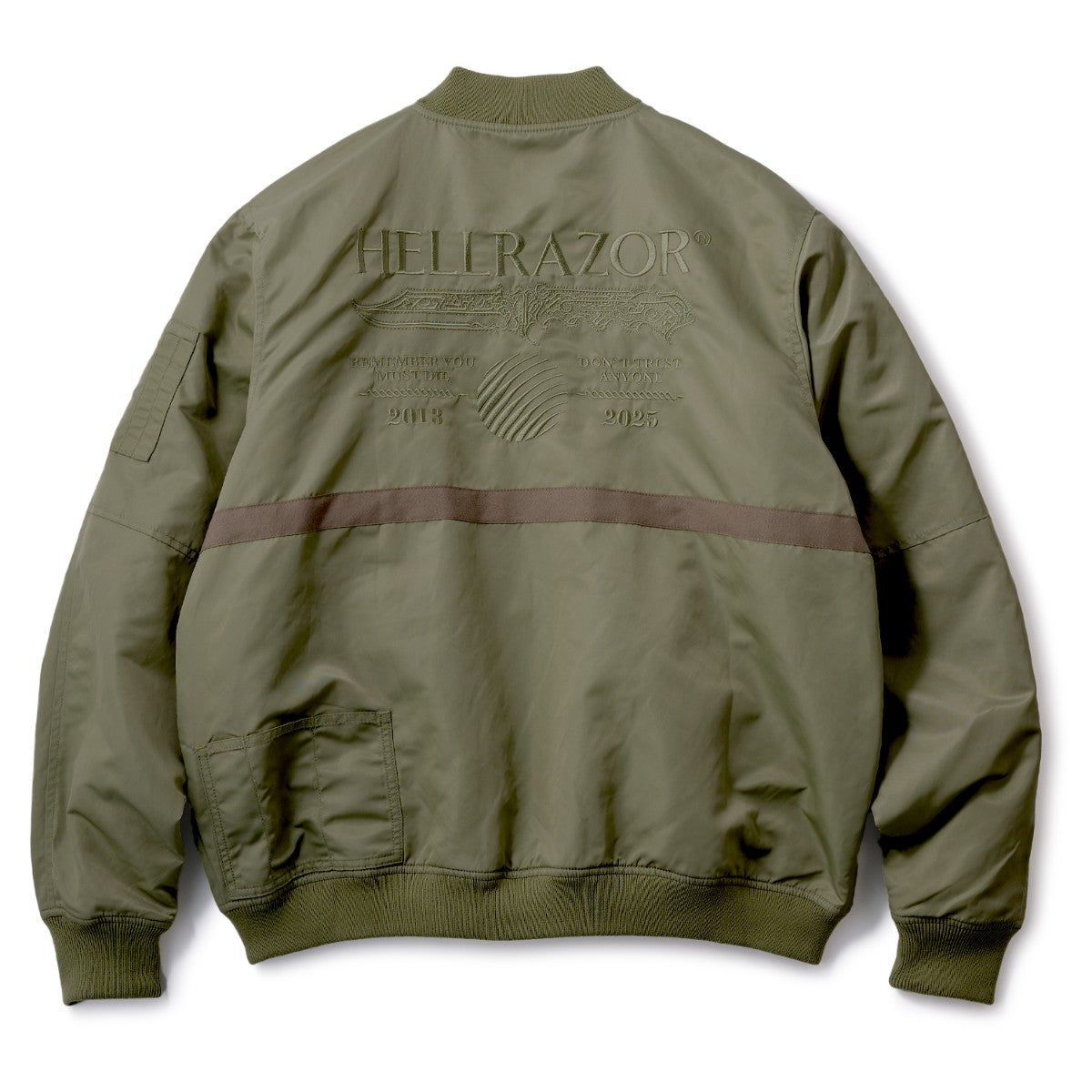 Hellrazor DTA MA1 JACKET ヘルレイザー DTA MA1 ジャケット 01125SPZYS0101【メンズ アウター ジャケット MA-1 25FW】