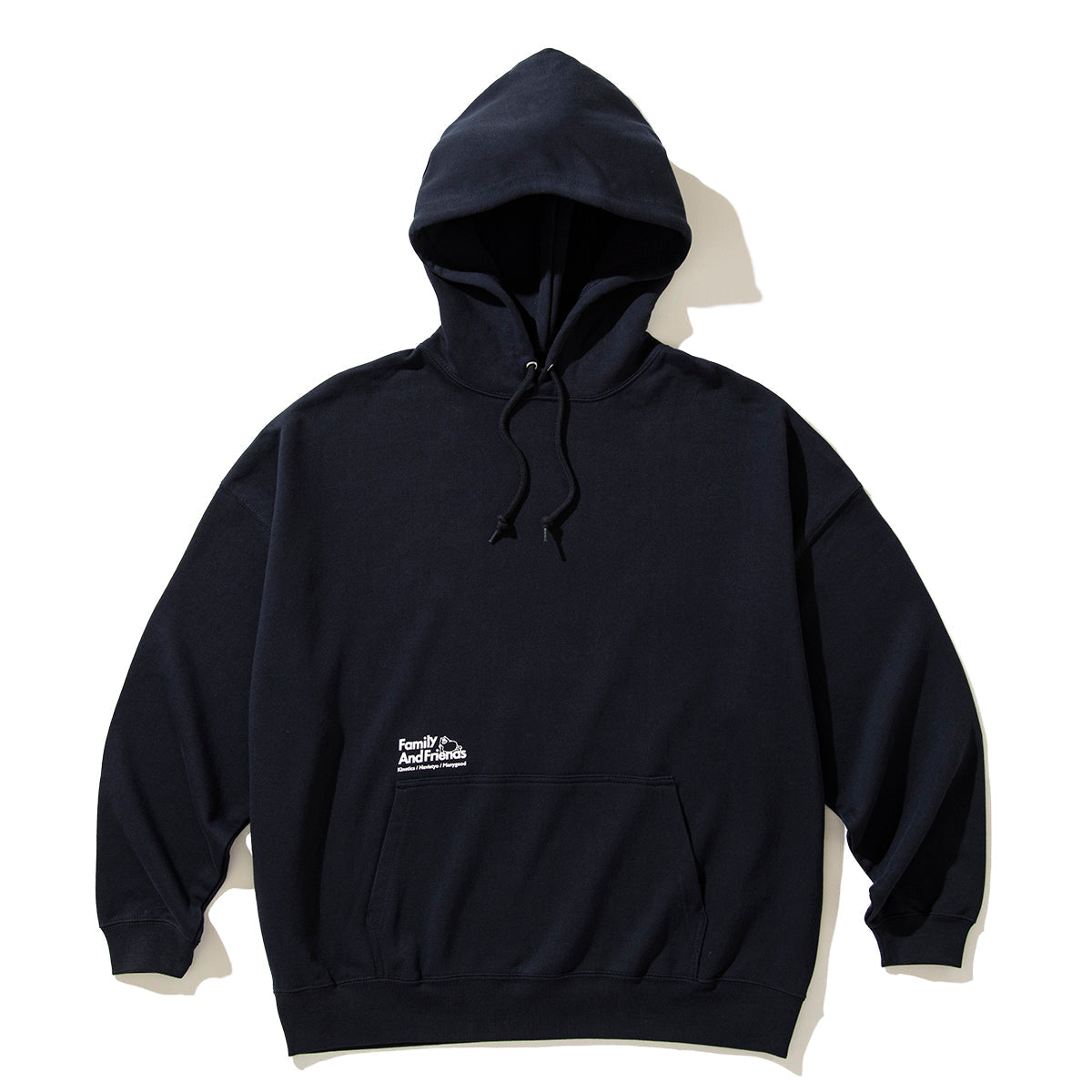 NAVIETOKYO Kinetics x NAVIETOKYO x MANY GOOD F&F Hoodie ネイビートーキョー ファミリー&フレンズ フーディ NVTK-MNGD-04【メンズ パーカー プルオーバー ロゴ グラフィック コラボ 25FW】