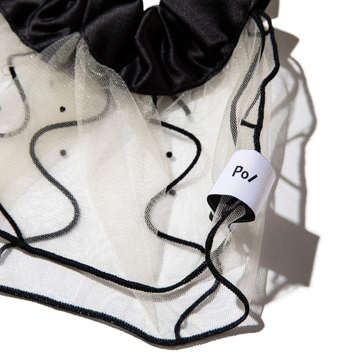 PoI Tulle scrunchie ポィ チュールシュシュ 252-AA18【レディース シュシュ チュール ヘアアクセサリー 25FW】