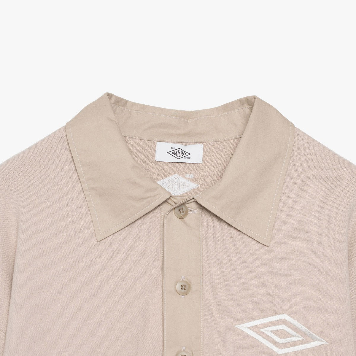 UMBRO HOUSE Shirt Collar Sweat Top アンブロハウス シャツ カラー スウェット トップ UMHO2502-CS01【メンズ スウェット トップス シャツ 襟 レイヤード カジュアル 25FW】